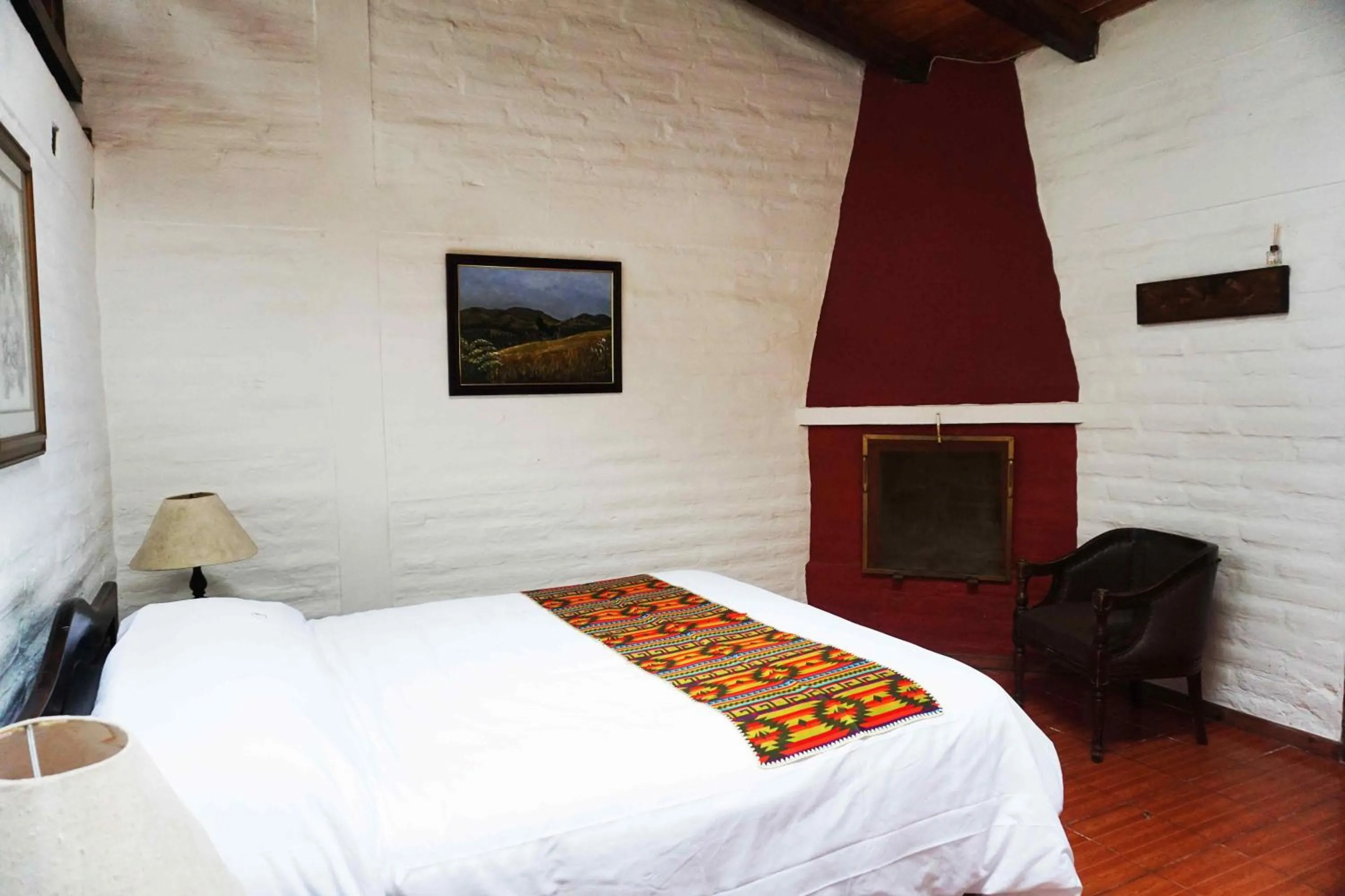 Bed in Hacienda Hostería San Luis