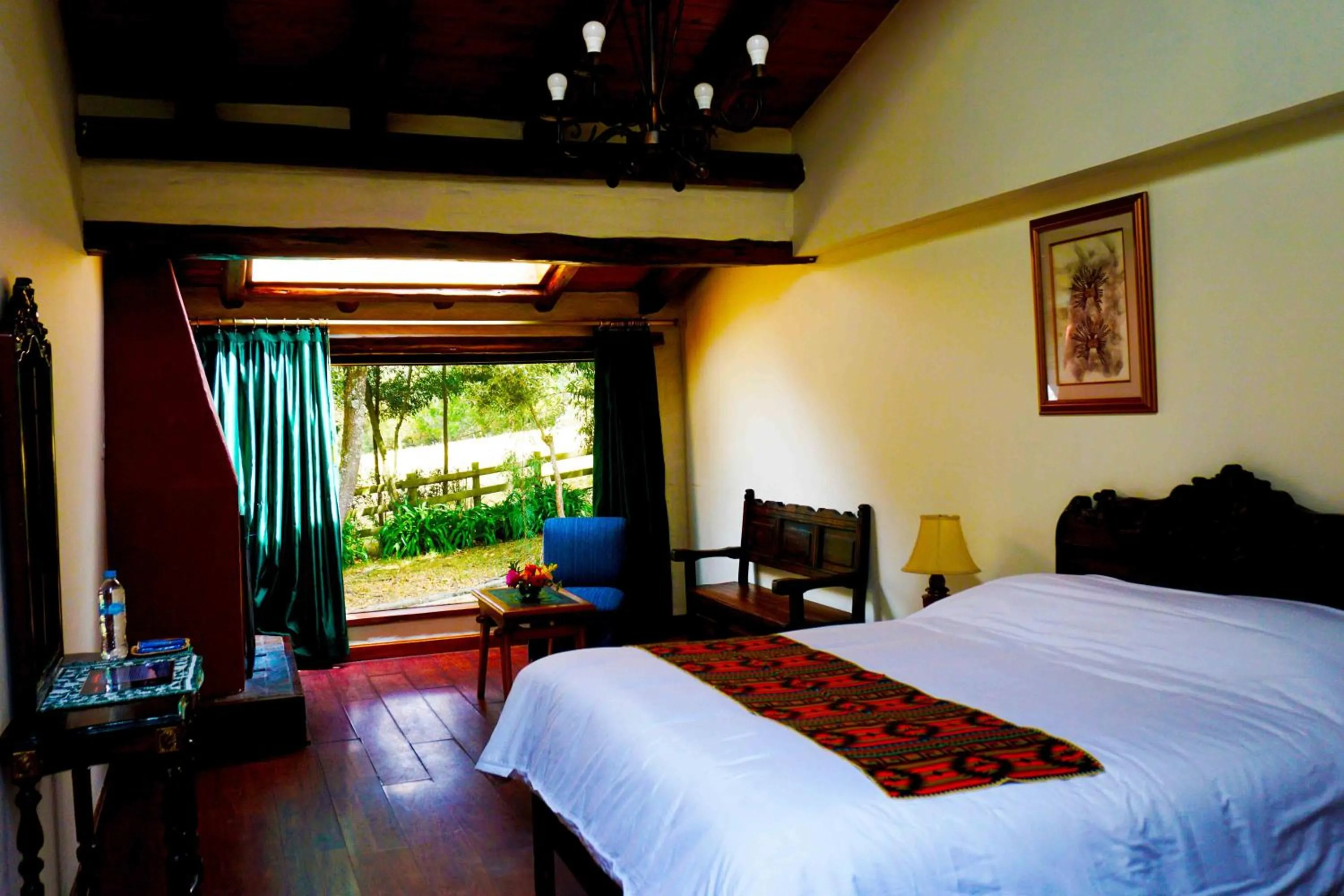 Bed in Hacienda Hostería San Luis