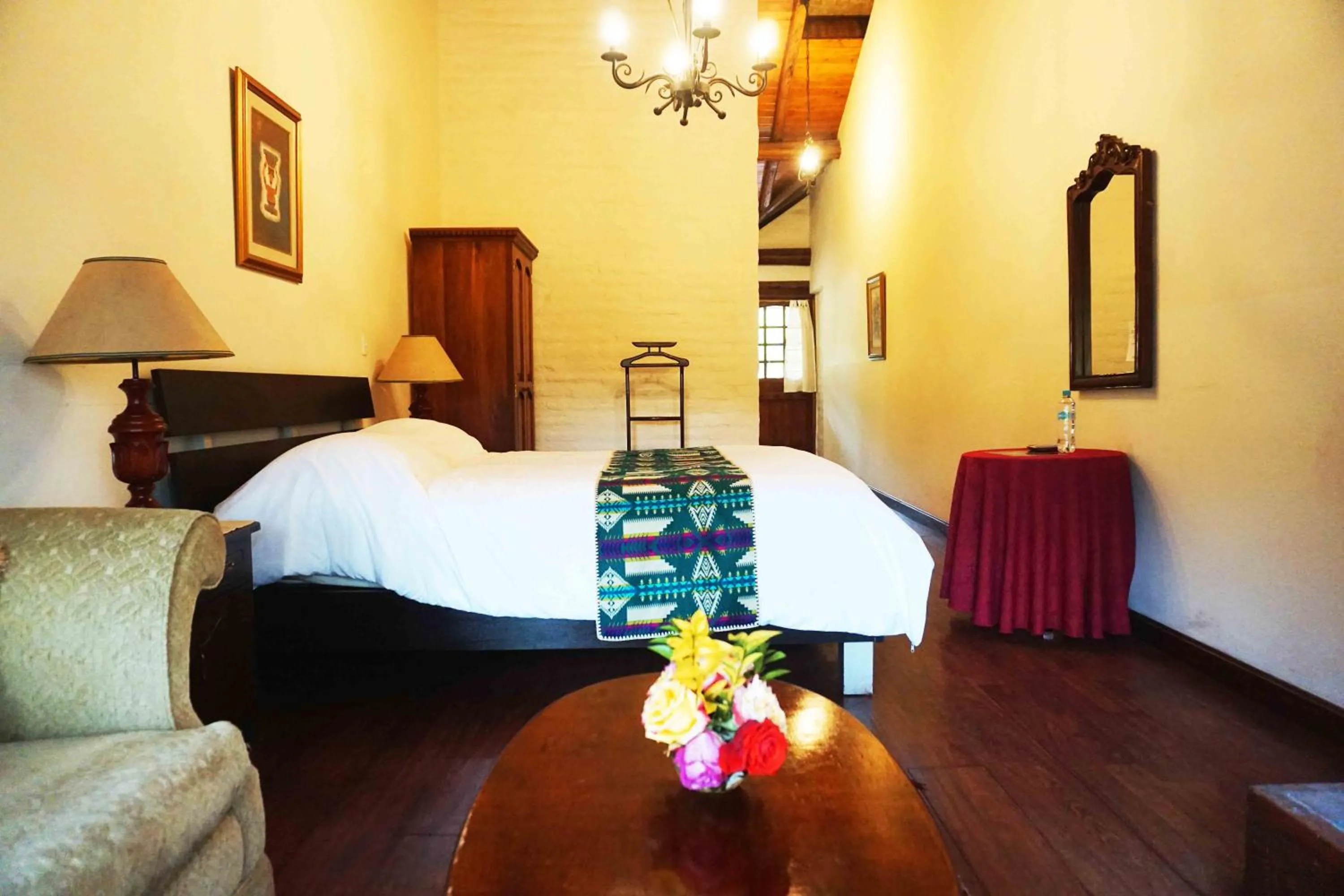 Bed in Hacienda Hostería San Luis