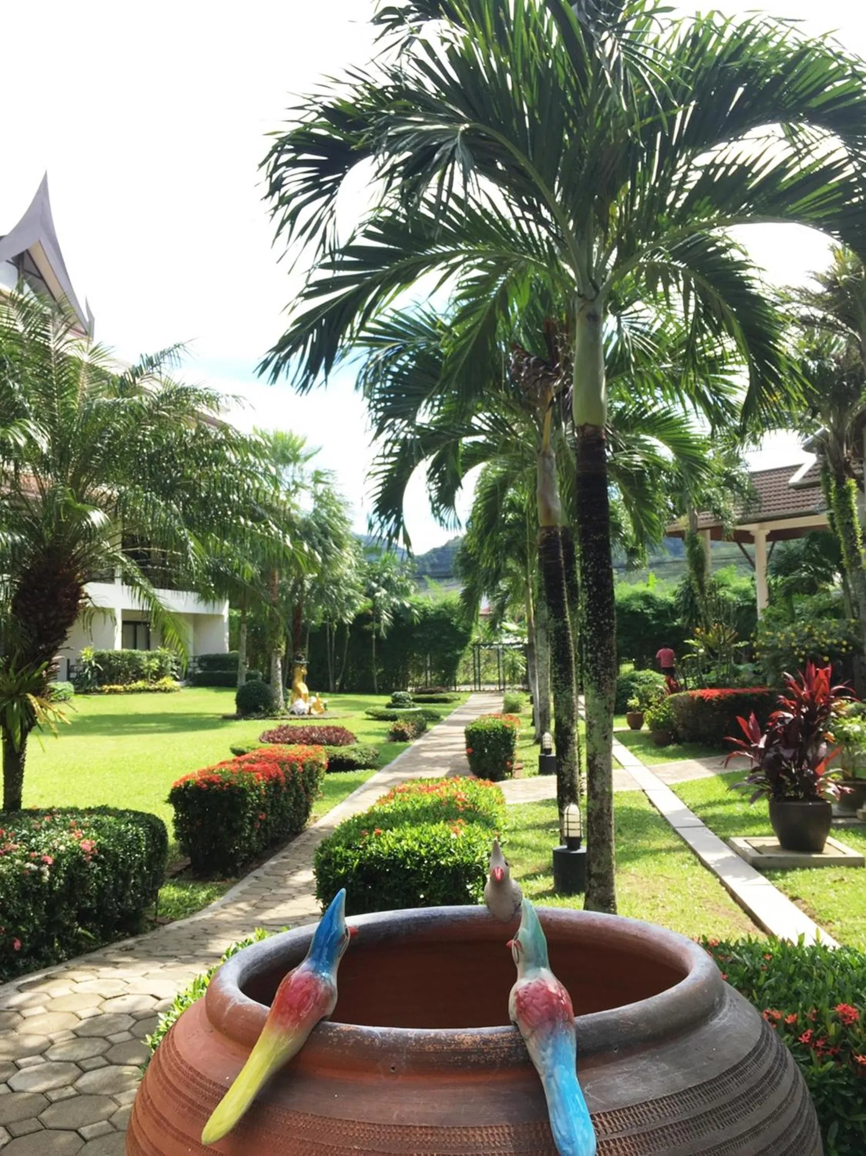 Garden view in Serenity Lakeside Resort