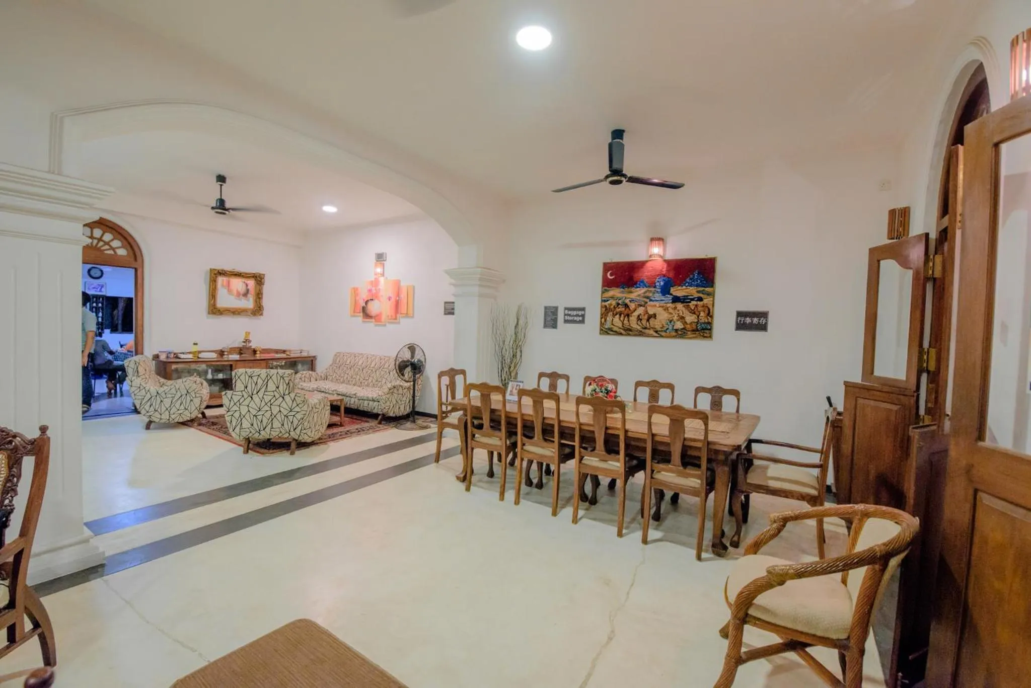 Decorative detail in Muhsin Villa - Galle Fort