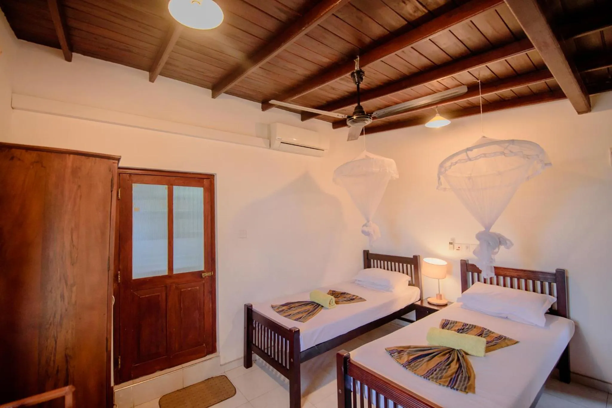 Bedroom, Bed in Muhsin Villa - Galle Fort