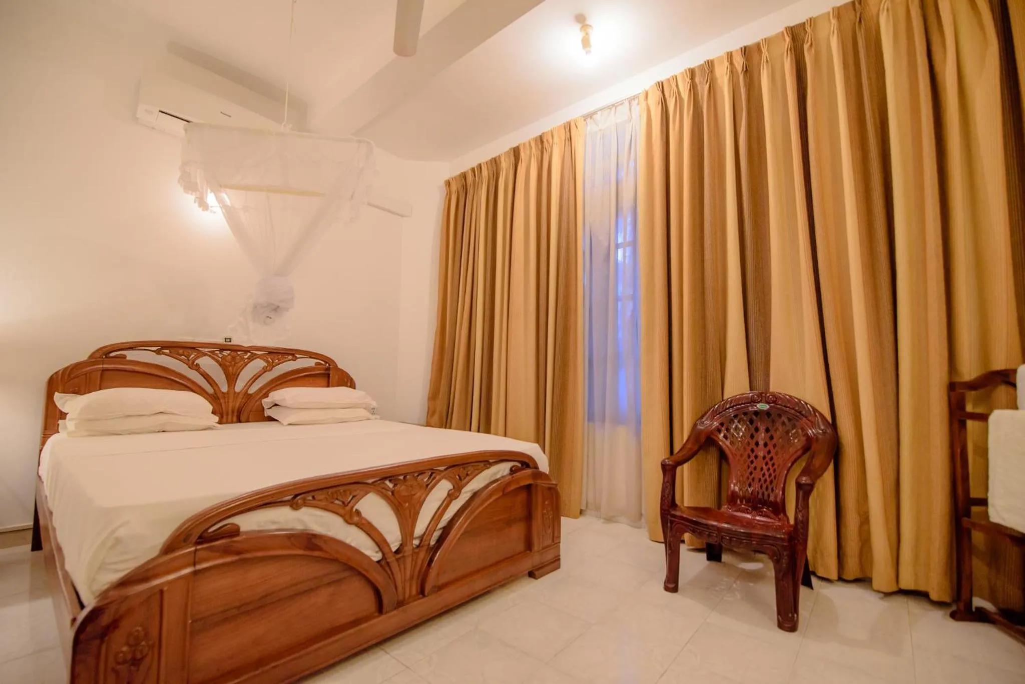 Bedroom, Bed in Muhsin Villa - Galle Fort