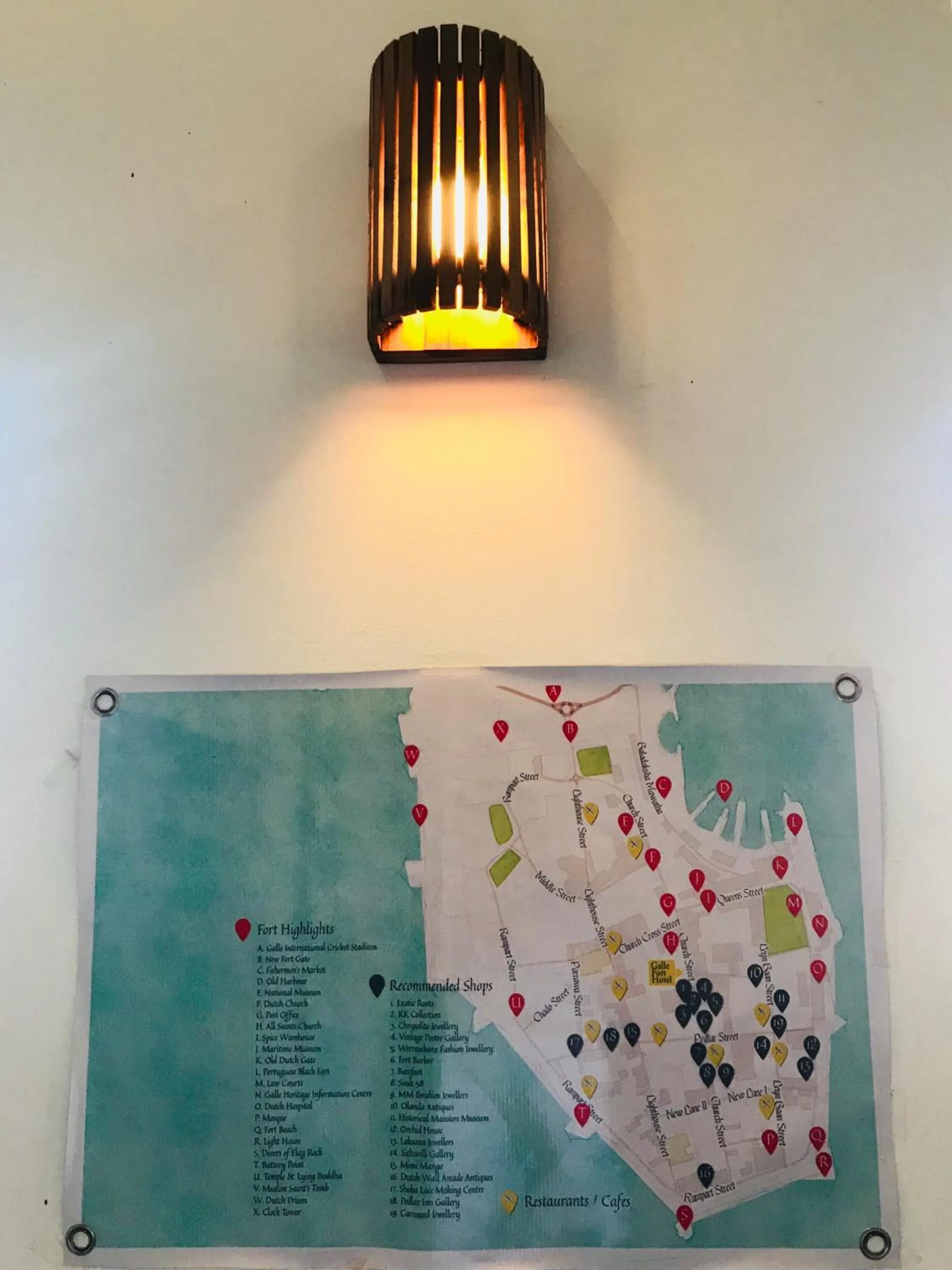 Lobby or reception in Muhsin Villa - Galle Fort