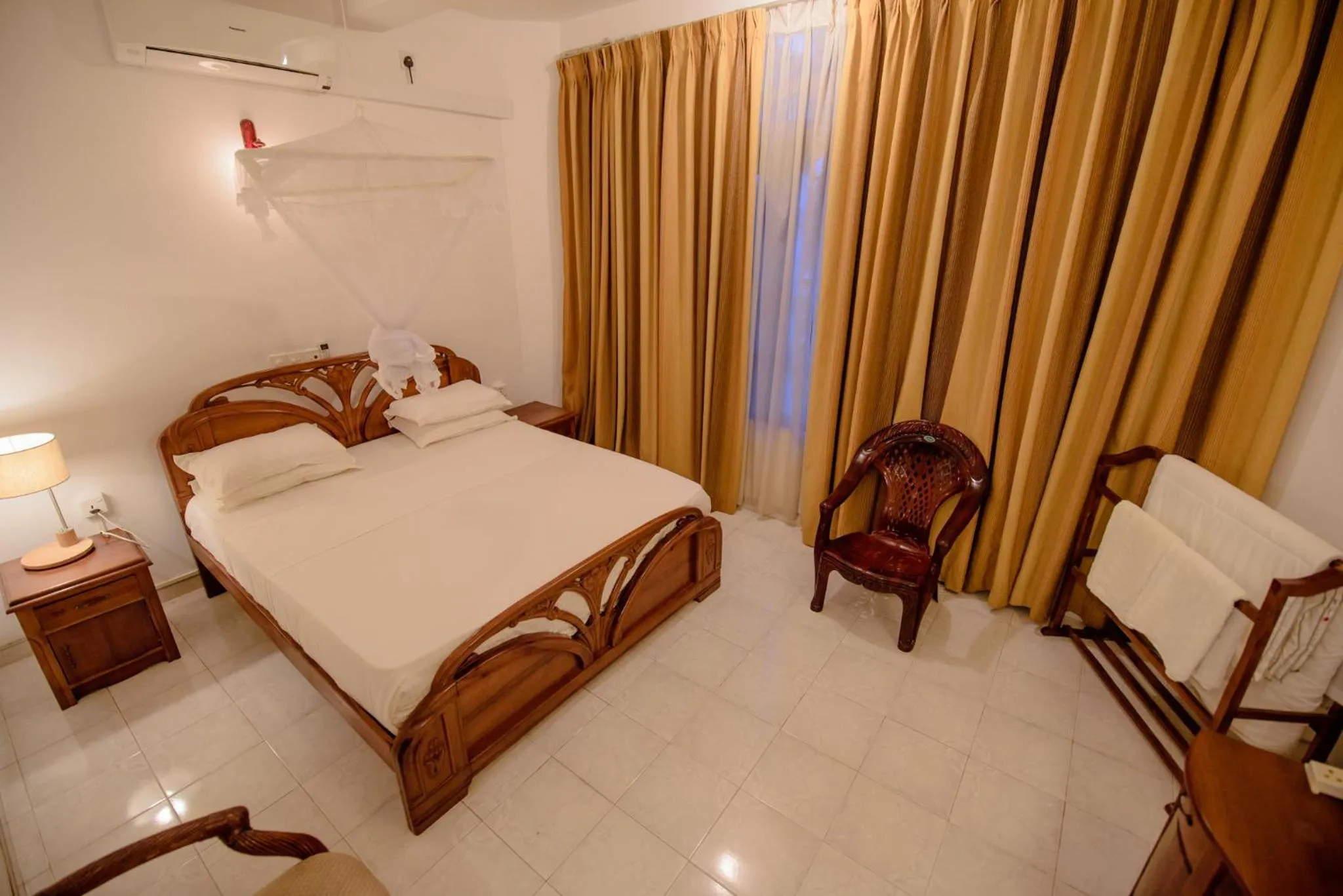 Bedroom, Bed in Muhsin Villa - Galle Fort