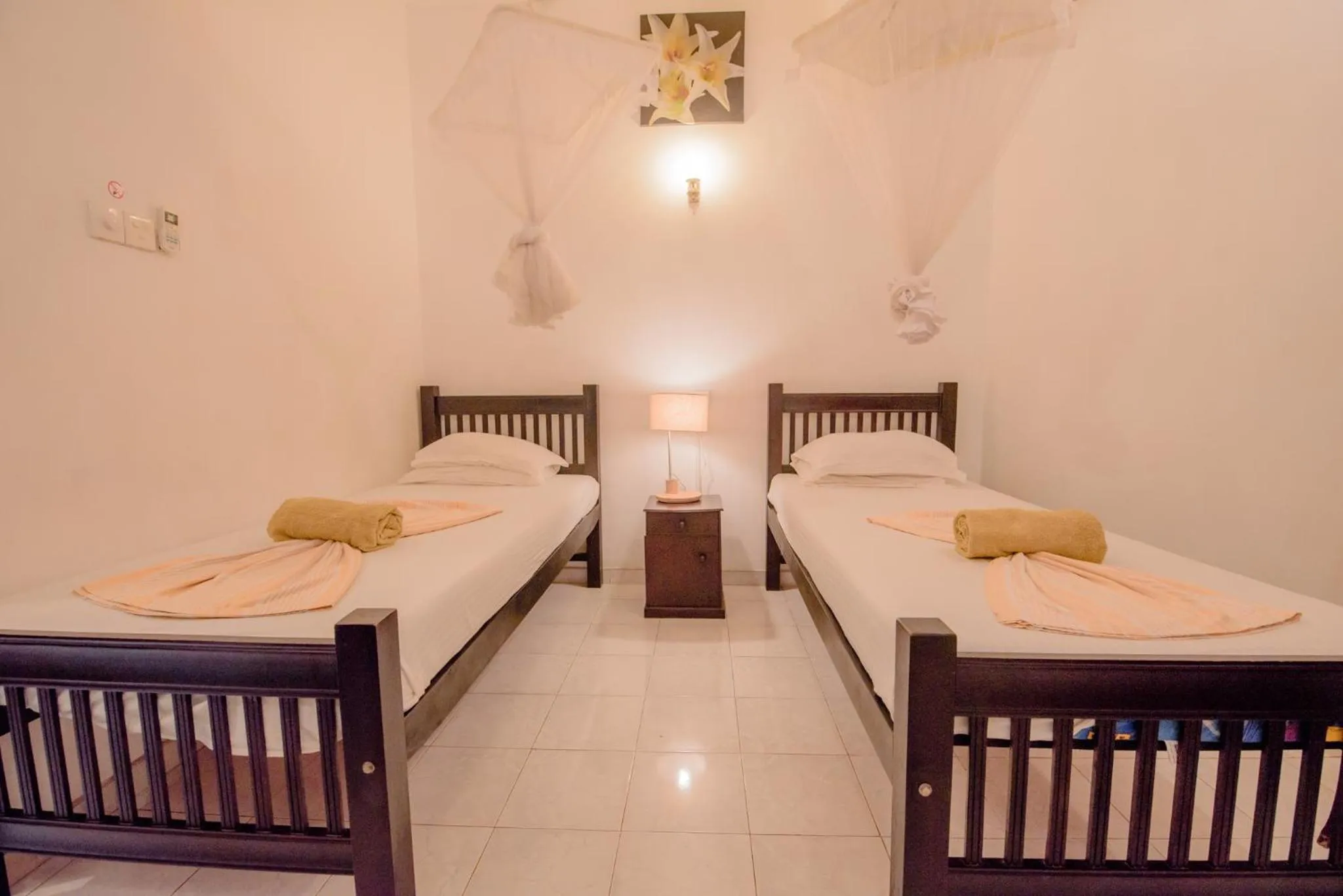 Bedroom, Bed in Muhsin Villa - Galle Fort