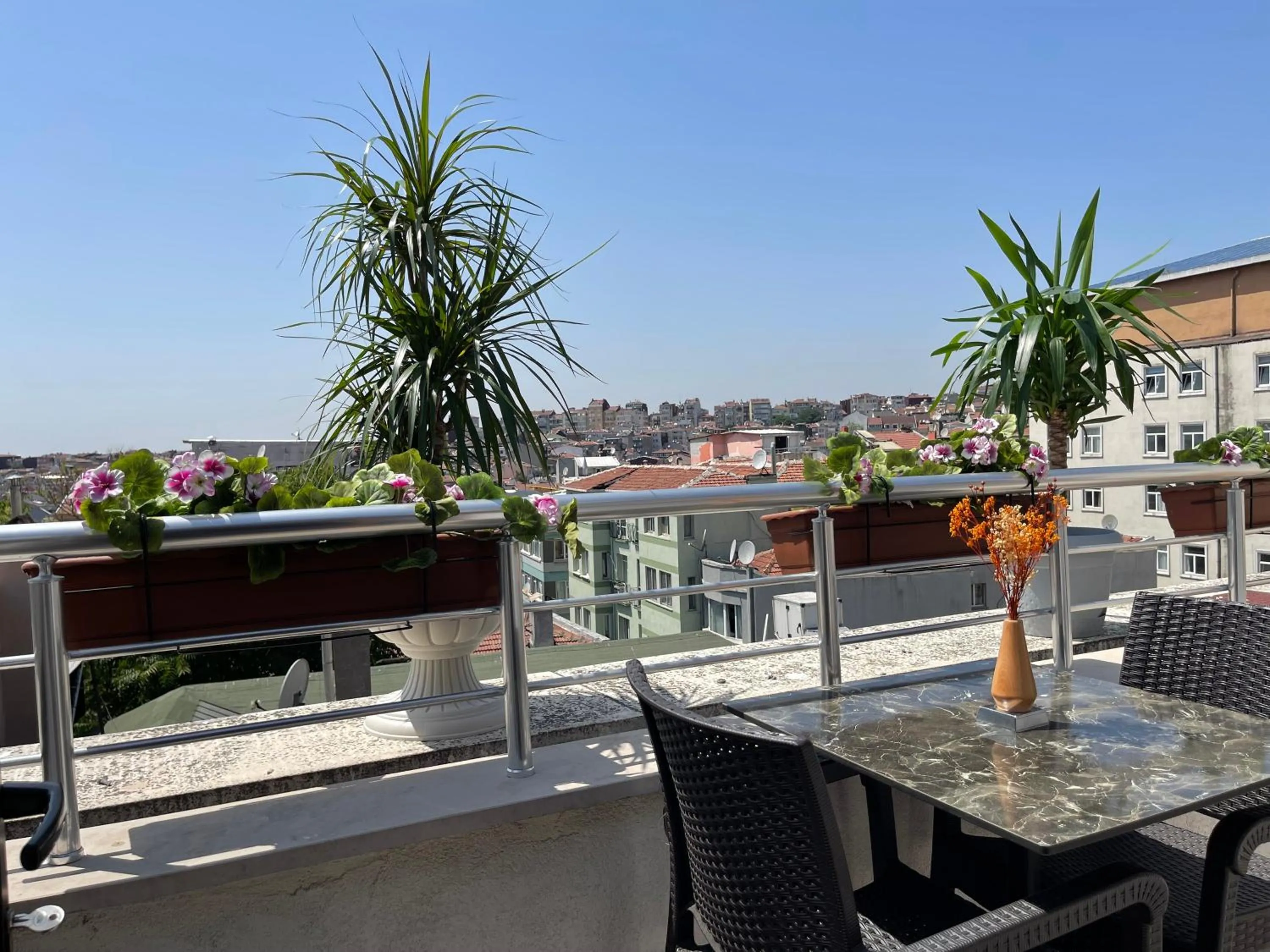 Patio in Elegance Suites