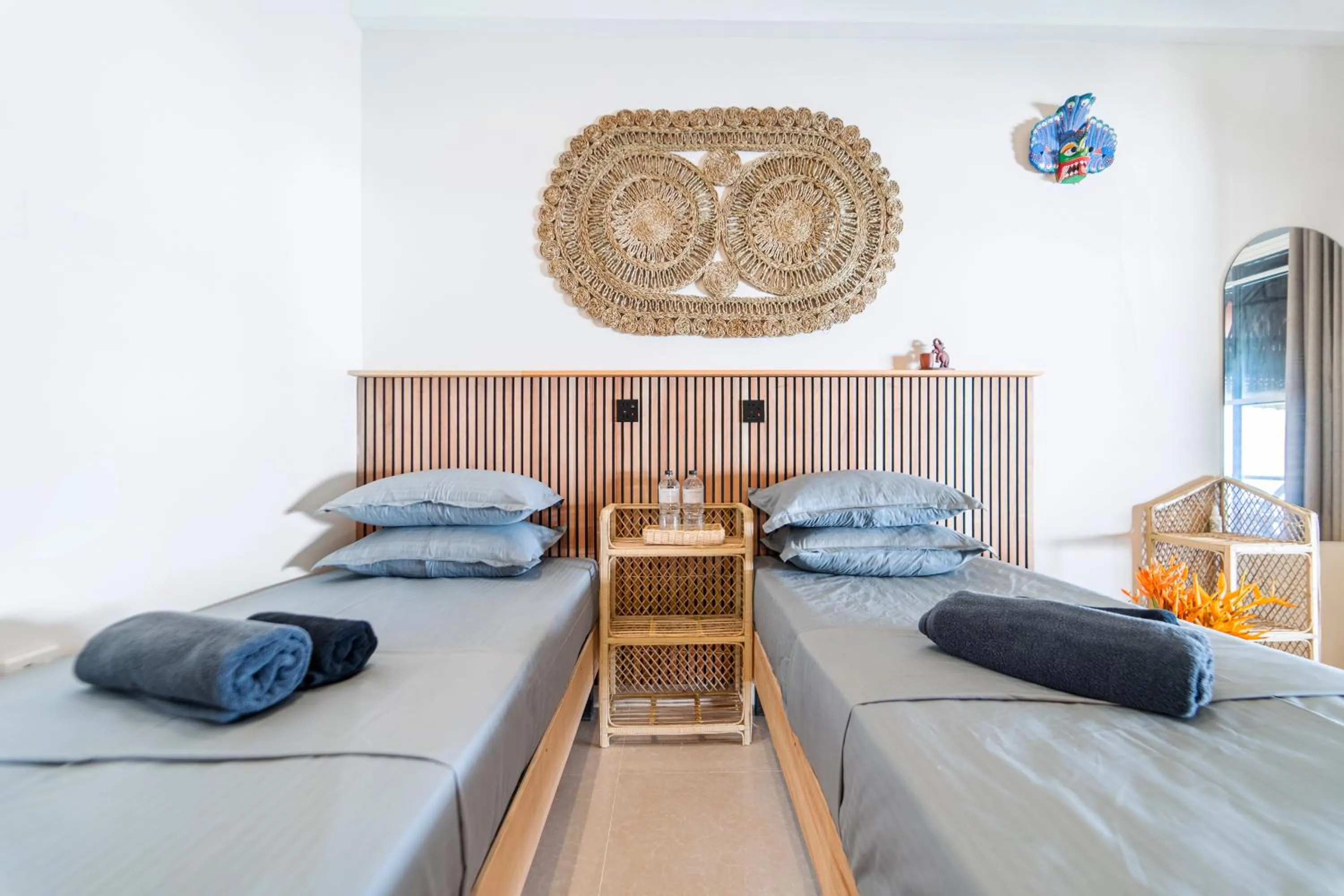 Bed in We Are Surfers Hotel