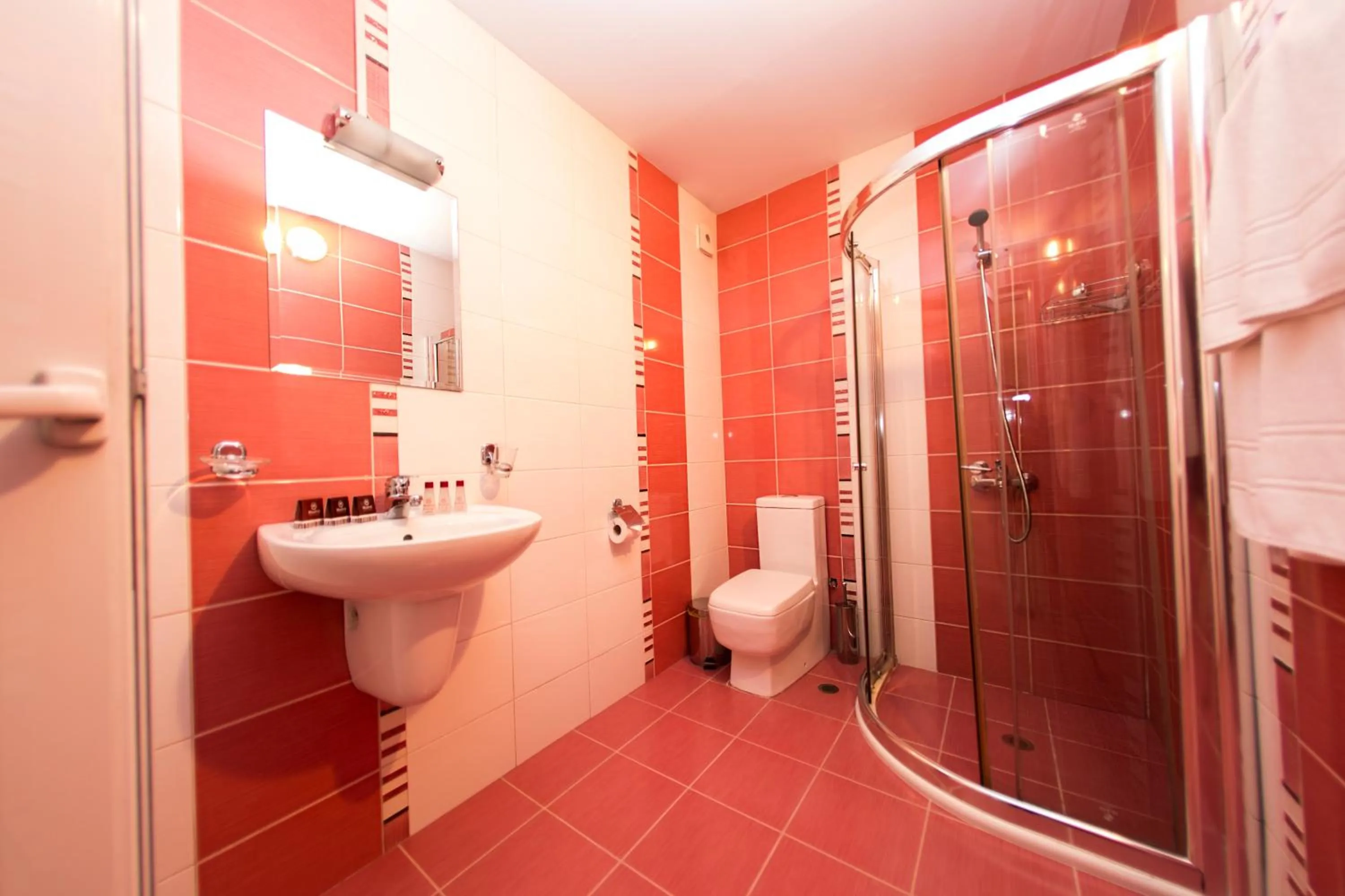 Bathroom in Family Hotel Madrid