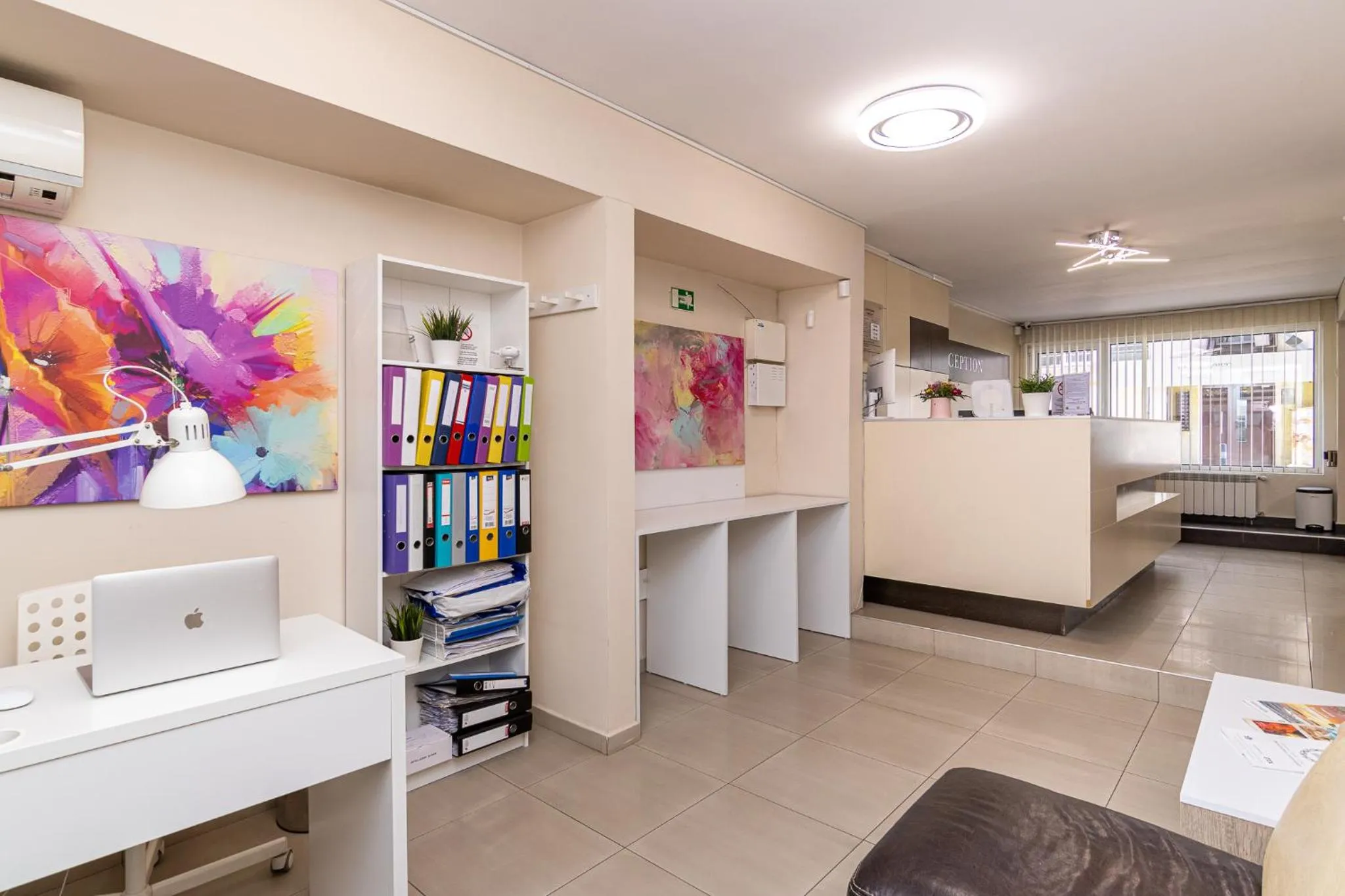 Lobby or reception in Family Hotel Madrid