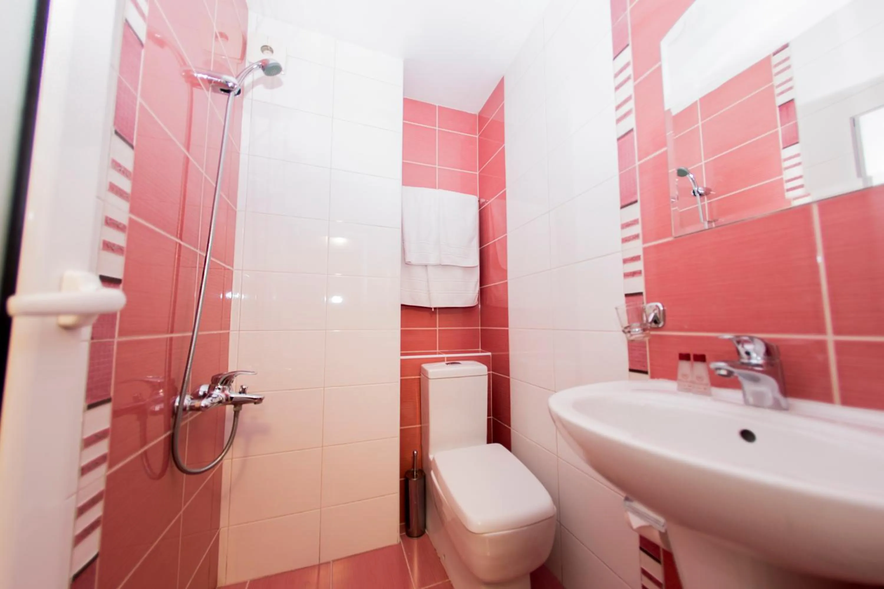 Bathroom in Family Hotel Madrid