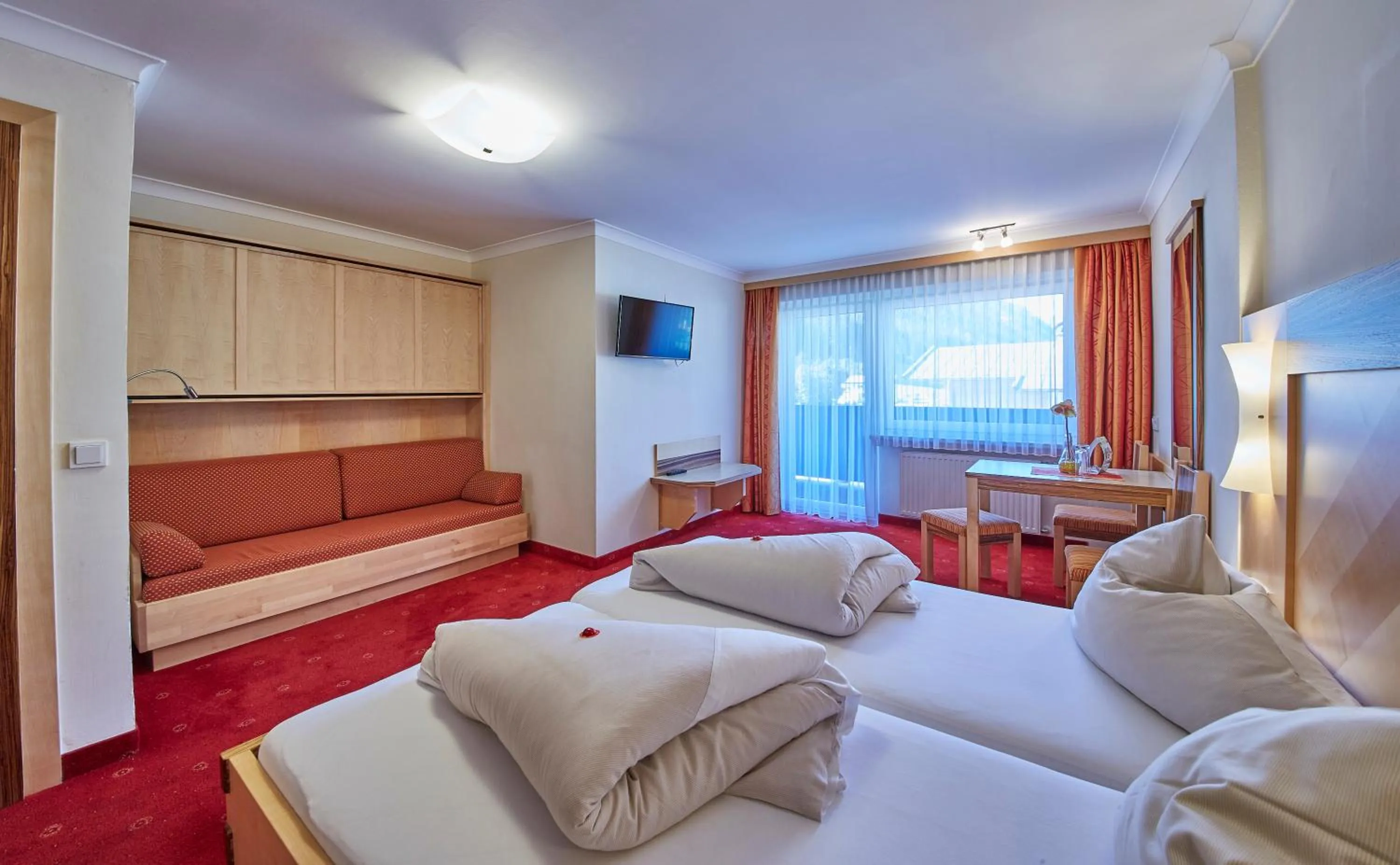 Bed in Apart-Hotel Forellenhof