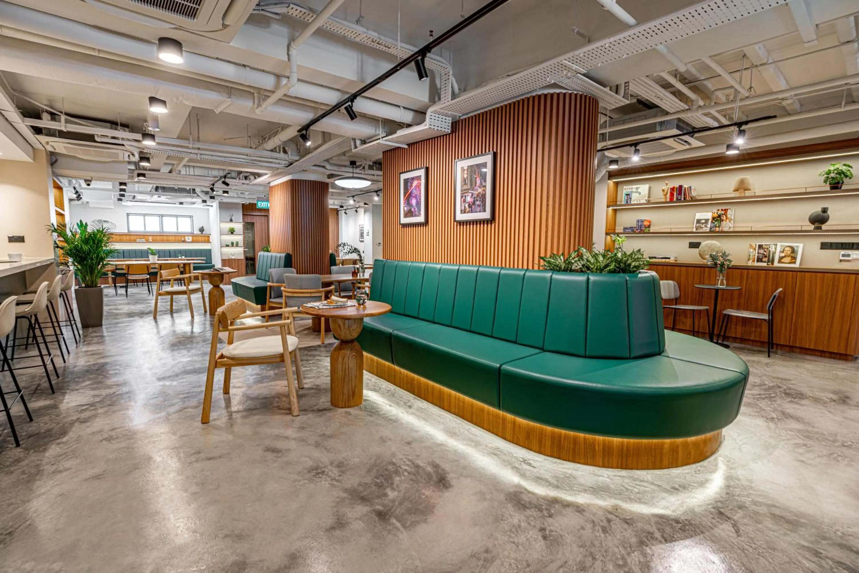 Seating area in Weave Suites - Midtown