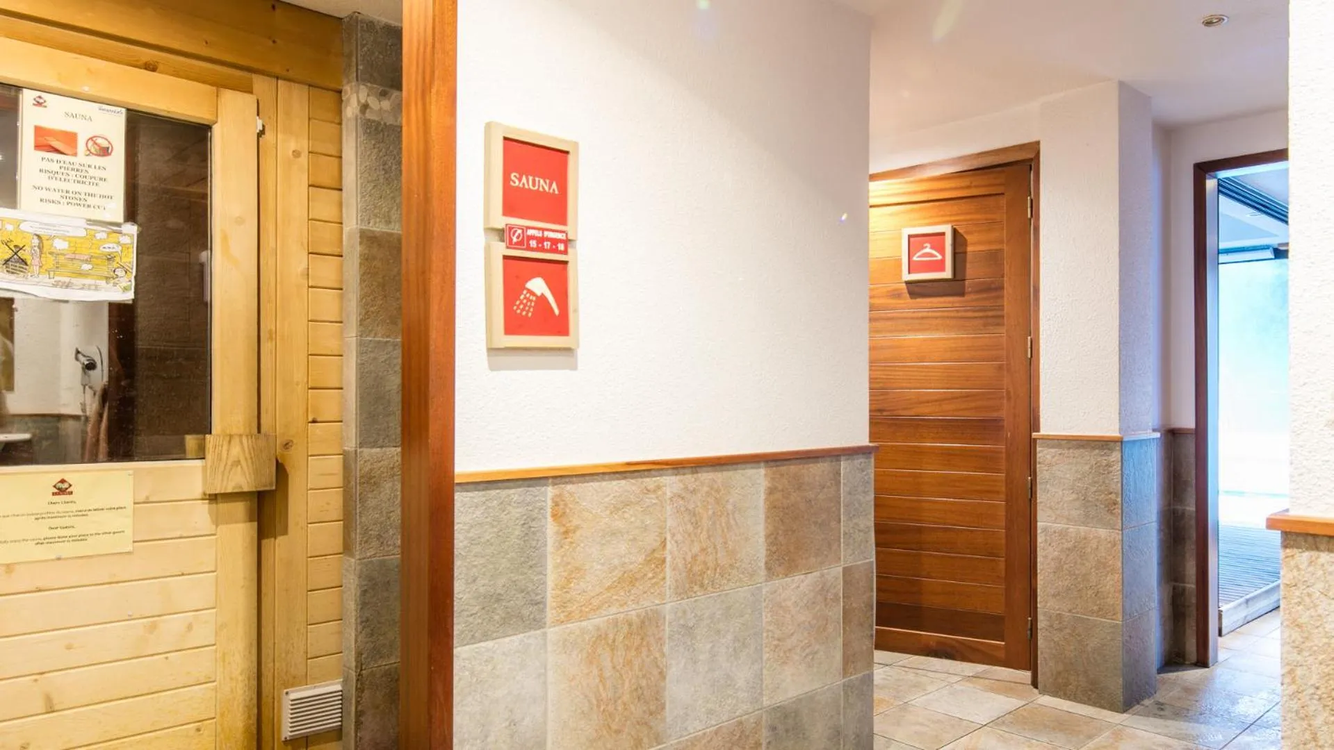 Sauna in Résidence Vacancéole - La Turra