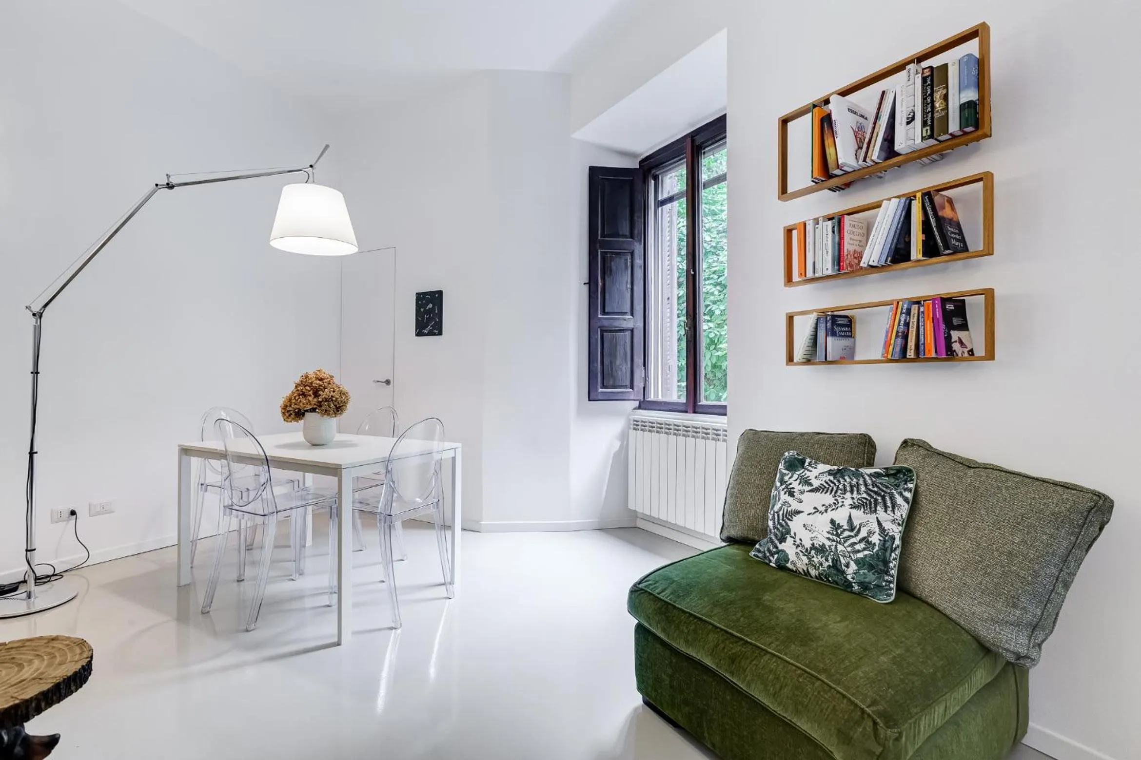 Library in Colosseo Exclusive House by Premium Suites Collection