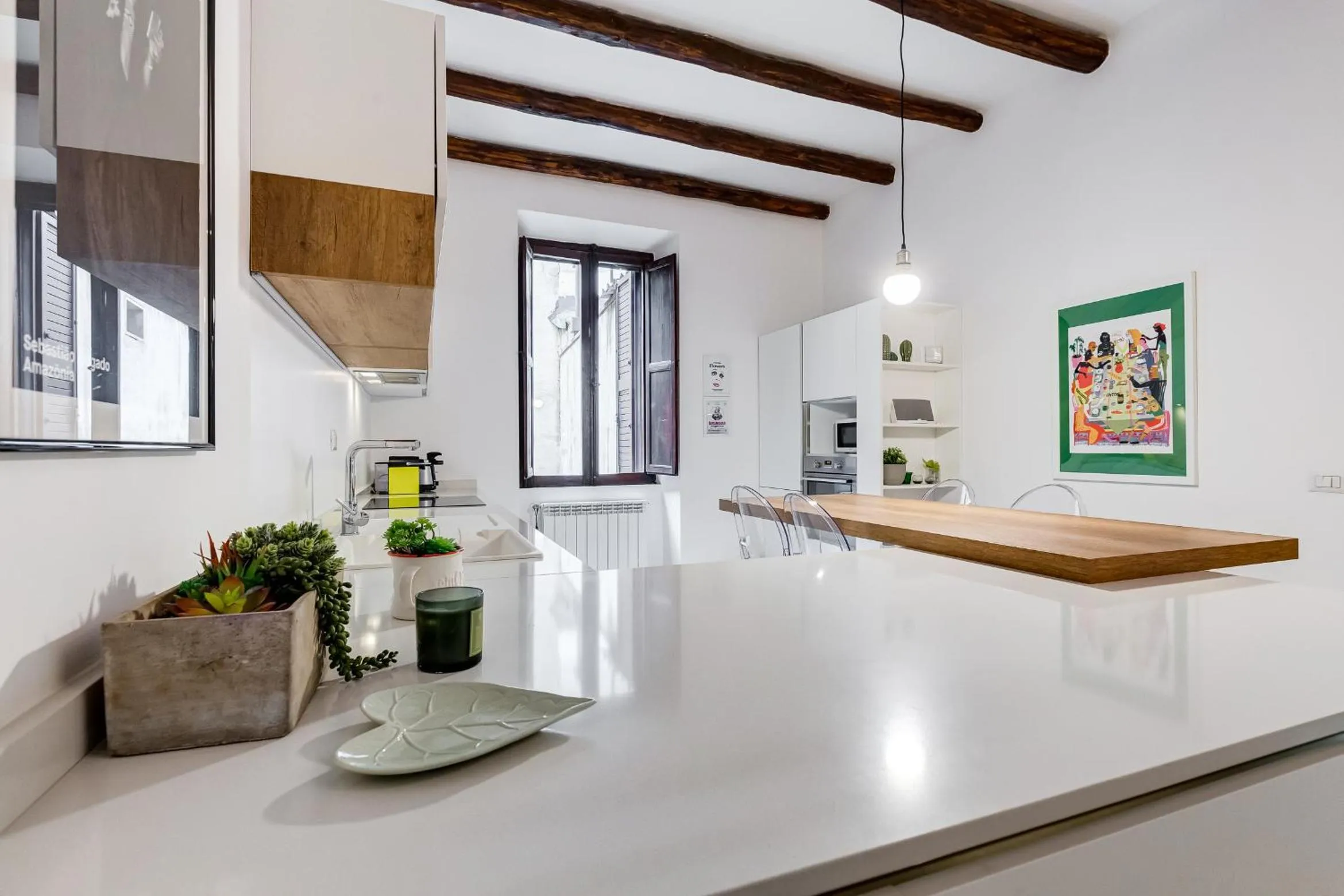 Kitchen or kitchenette in Colosseo Exclusive House by Premium Suites Collection