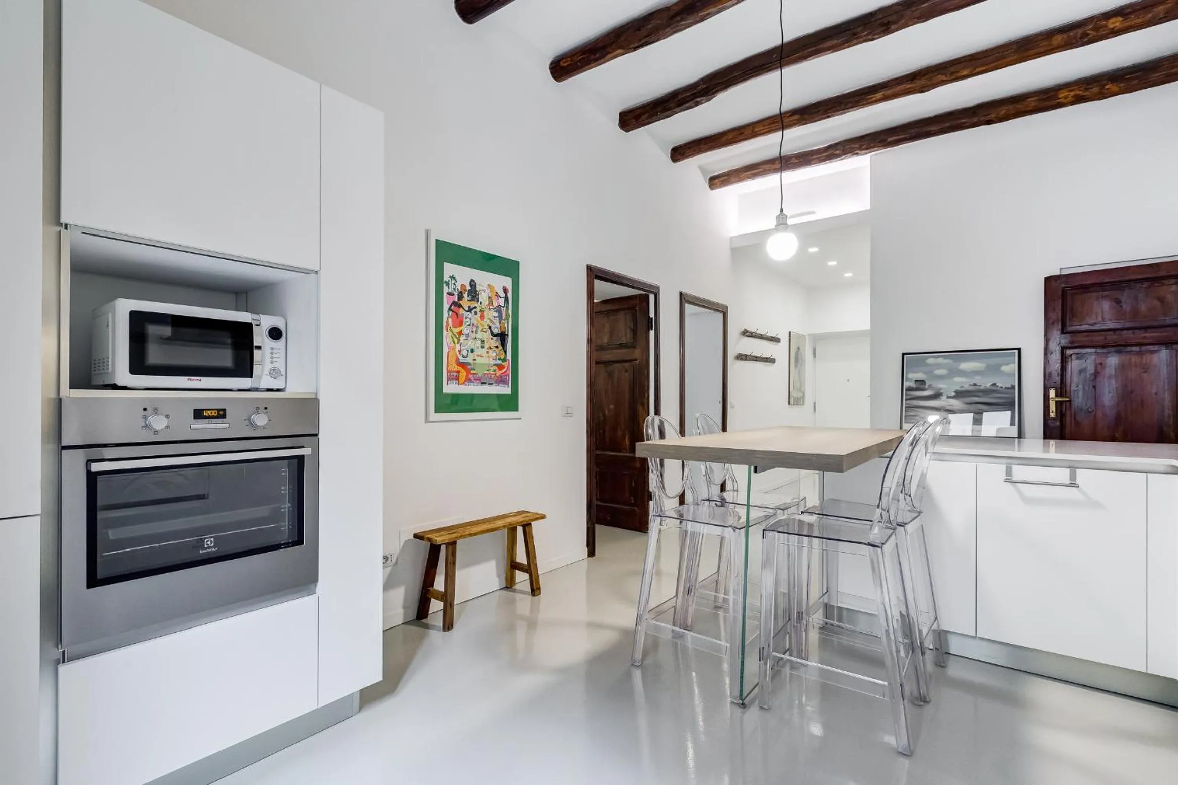 Kitchen or kitchenette in Colosseo Exclusive House by Premium Suites Collection