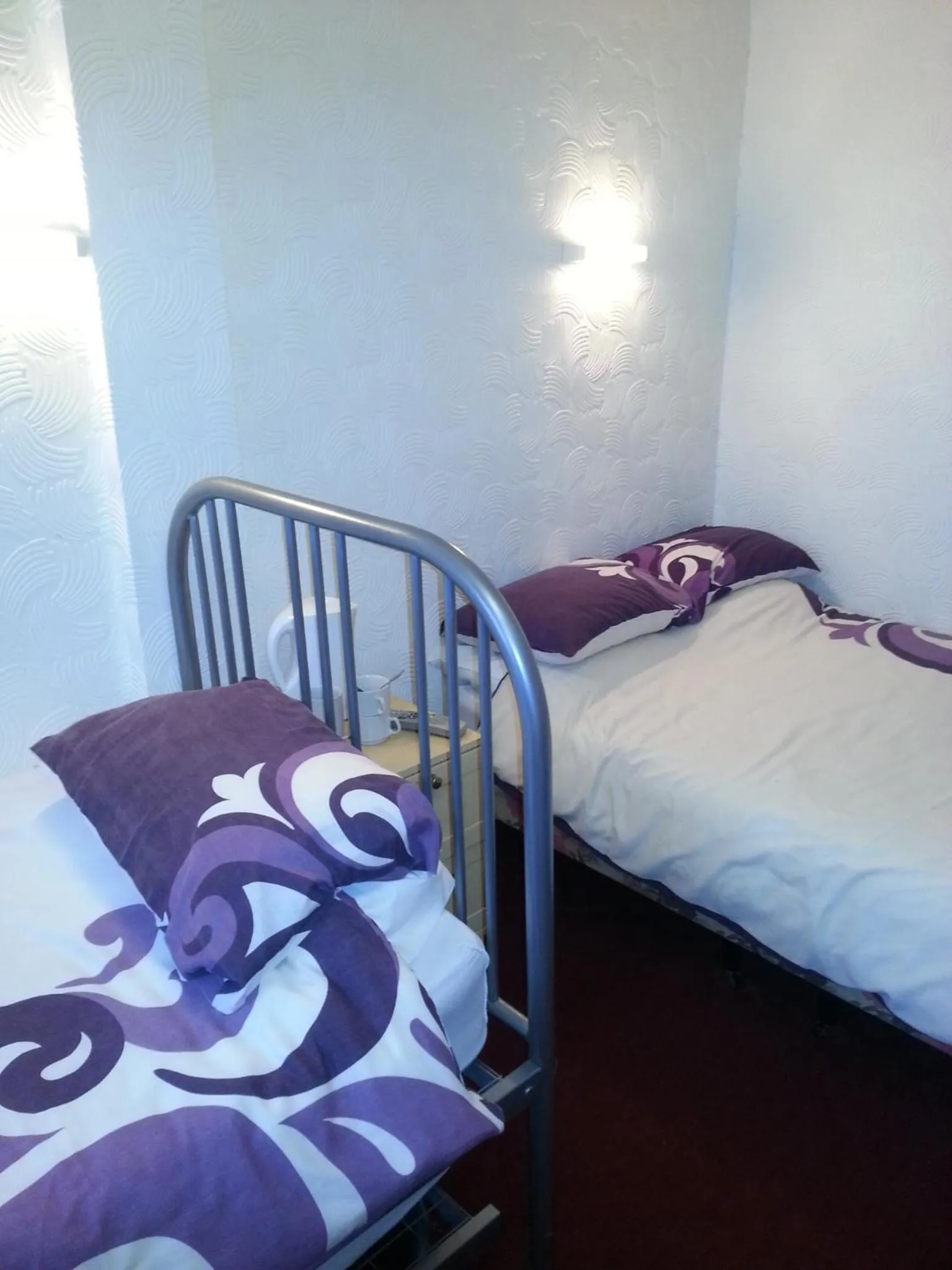 Decorative detail, Bed in Jesmond International Hotel