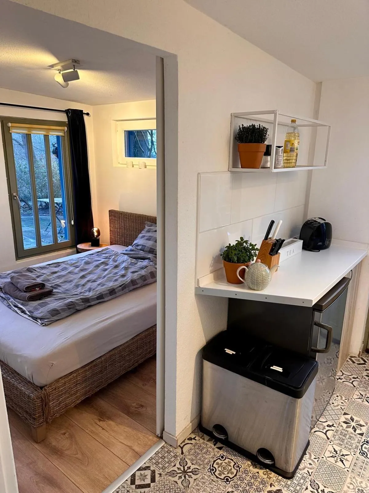 kitchen, Bed in Willi Ohler Haus