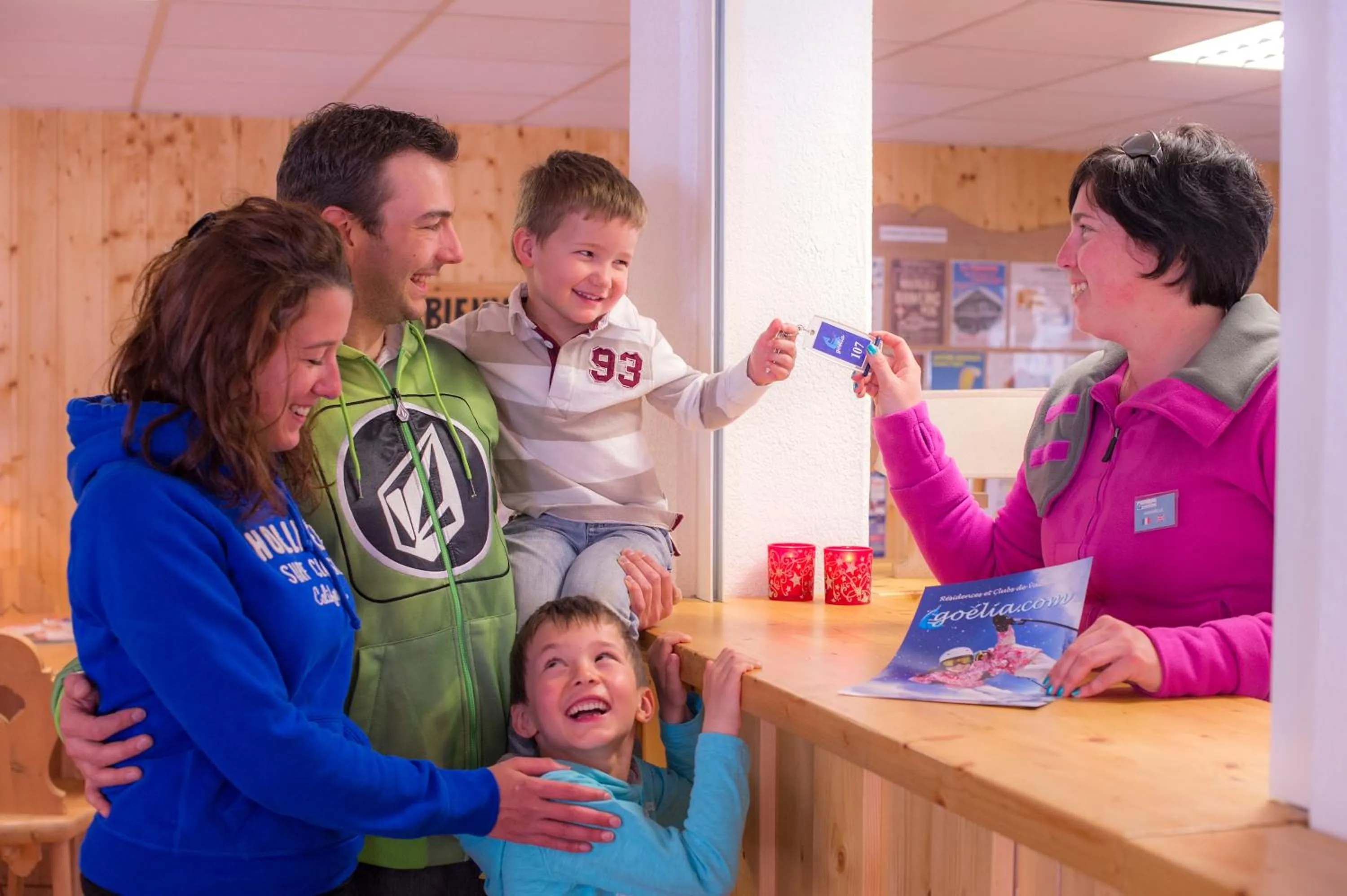 Lobby or reception in Résidence Goélia Le Balcon des Neiges