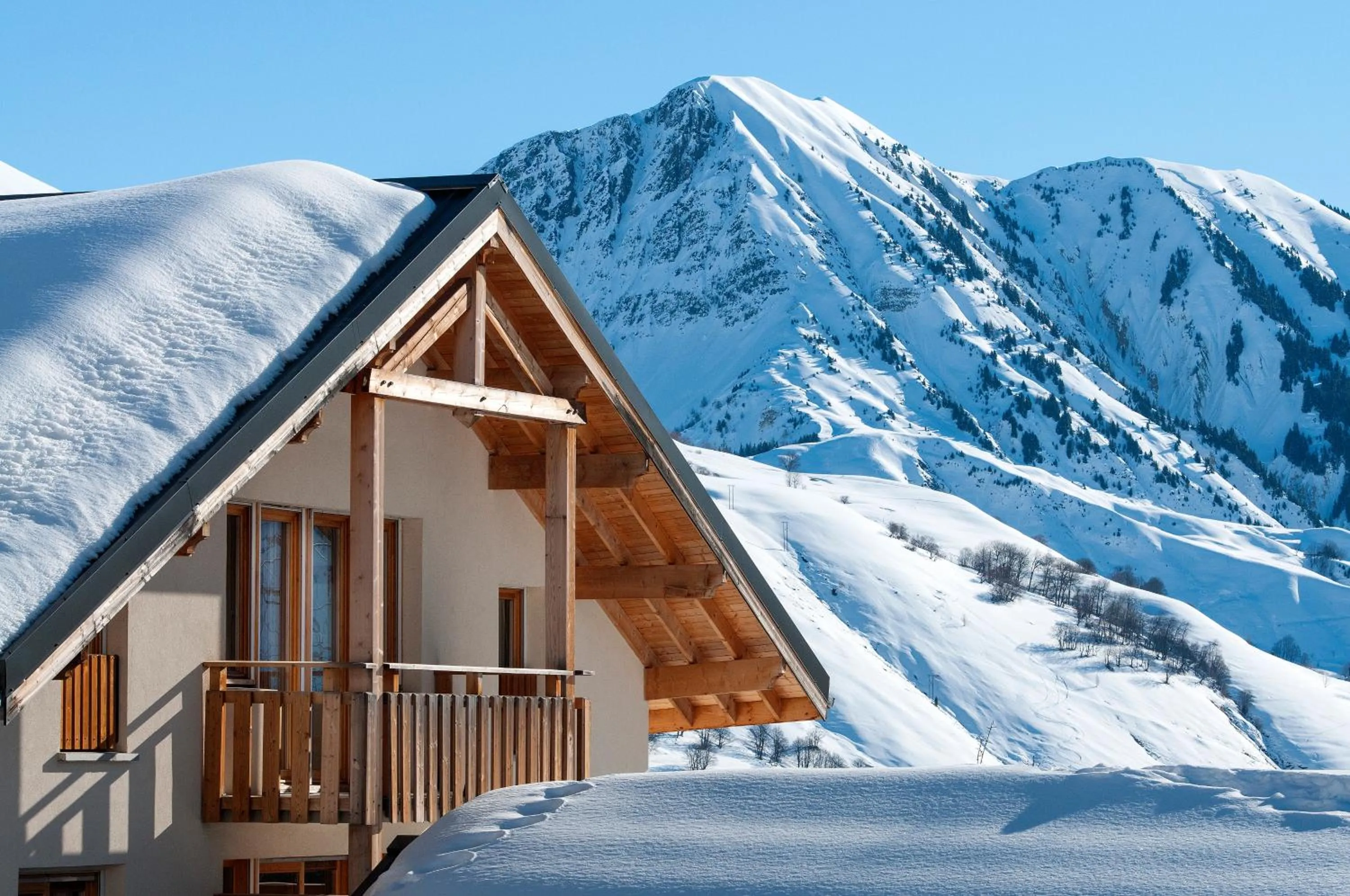 Mountain view in Résidence Goélia Le Balcon des Neiges