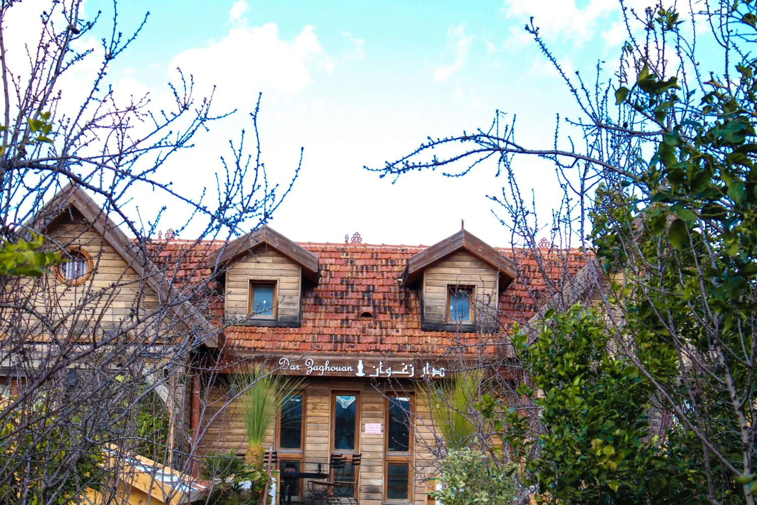 Facade/entrance in Dar Zaghouan