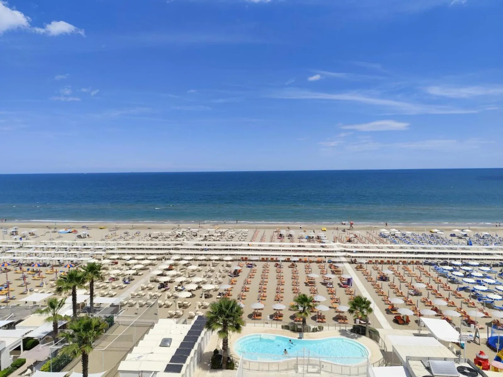 Sea view in Hotel Sporting Riccione