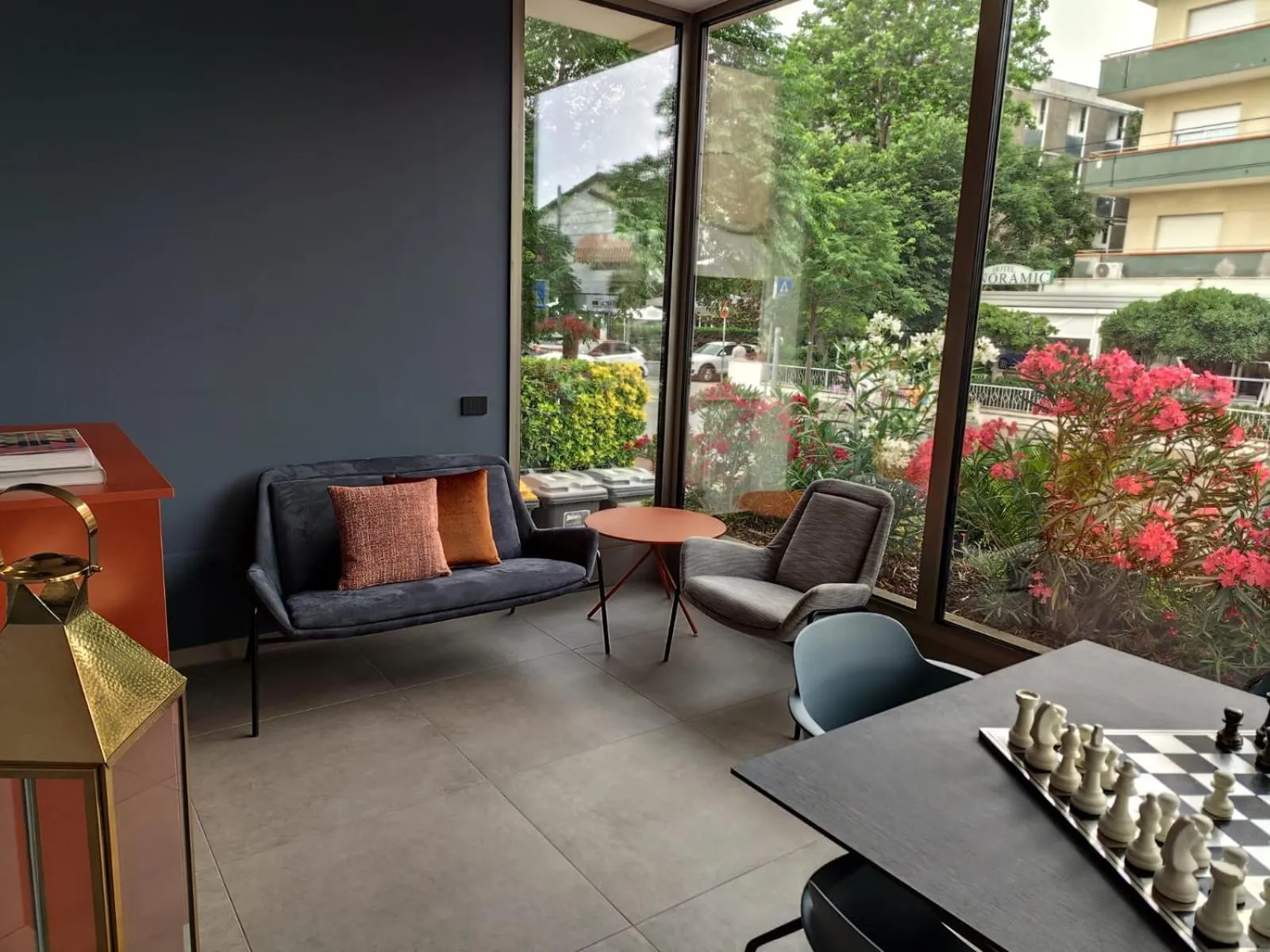 Communal lounge/ TV room in Hotel Sporting Riccione