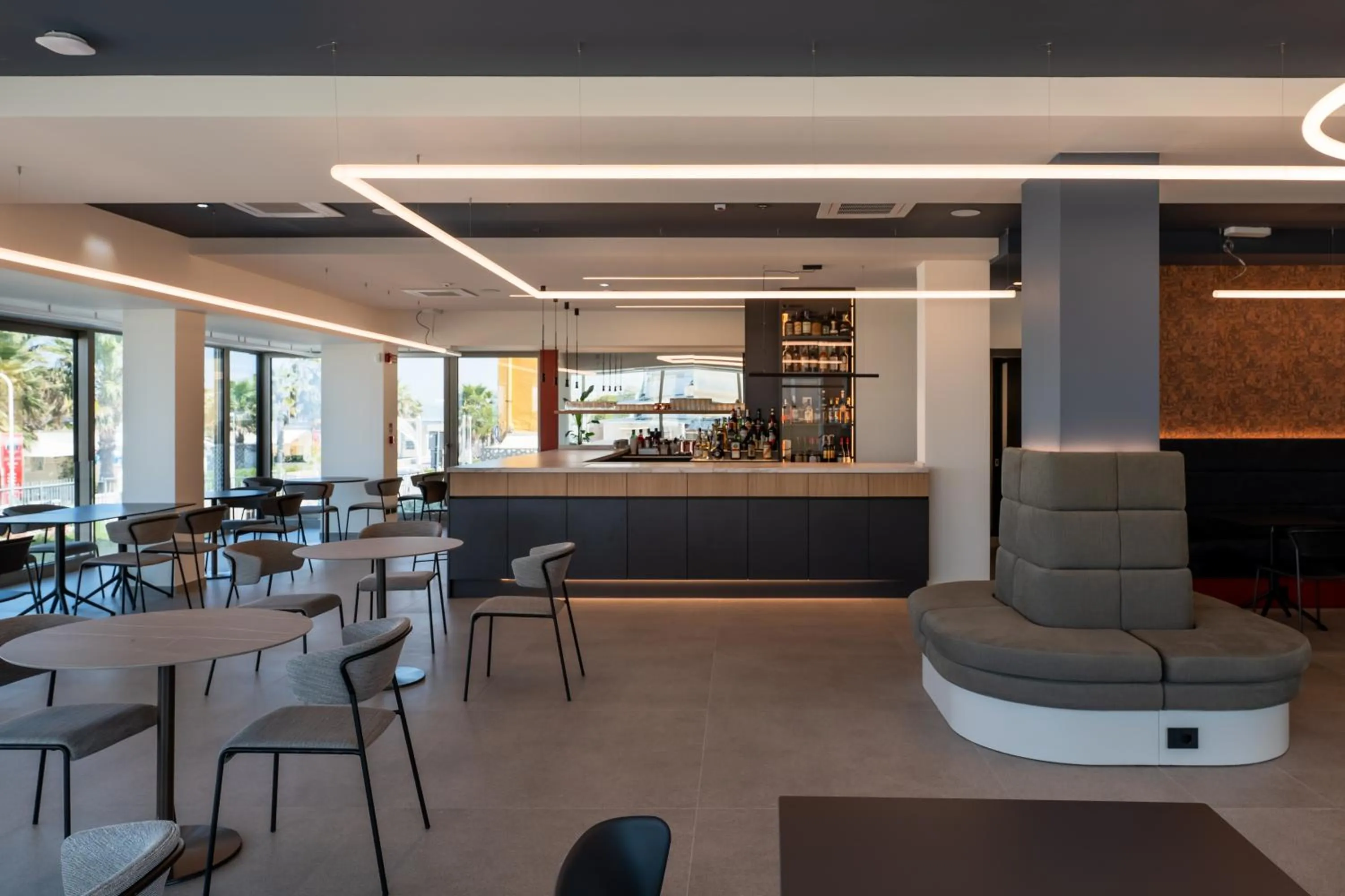 Lounge or bar in Hotel Sporting Riccione