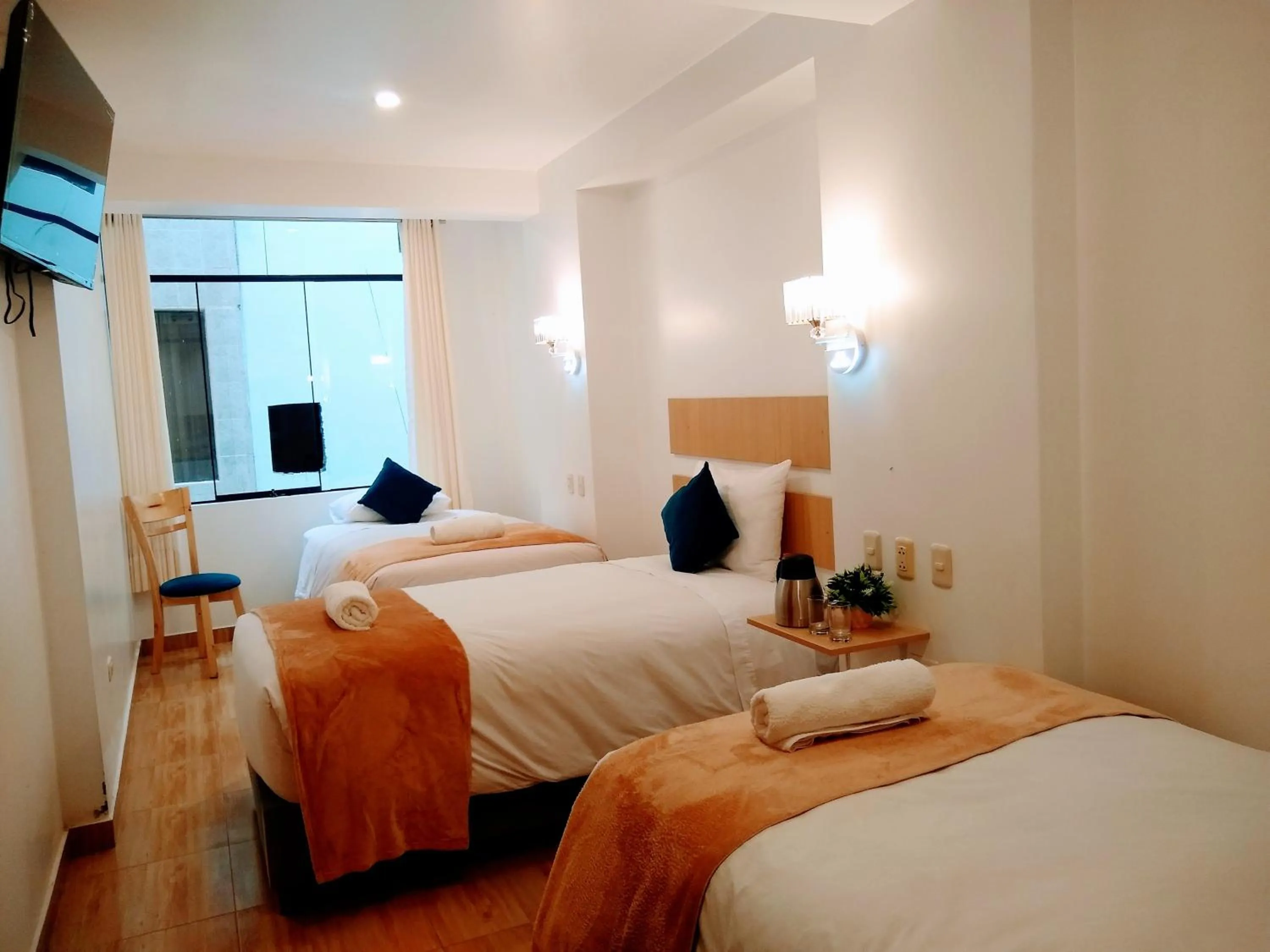 Bed in Emmanuel inn Machupicchu