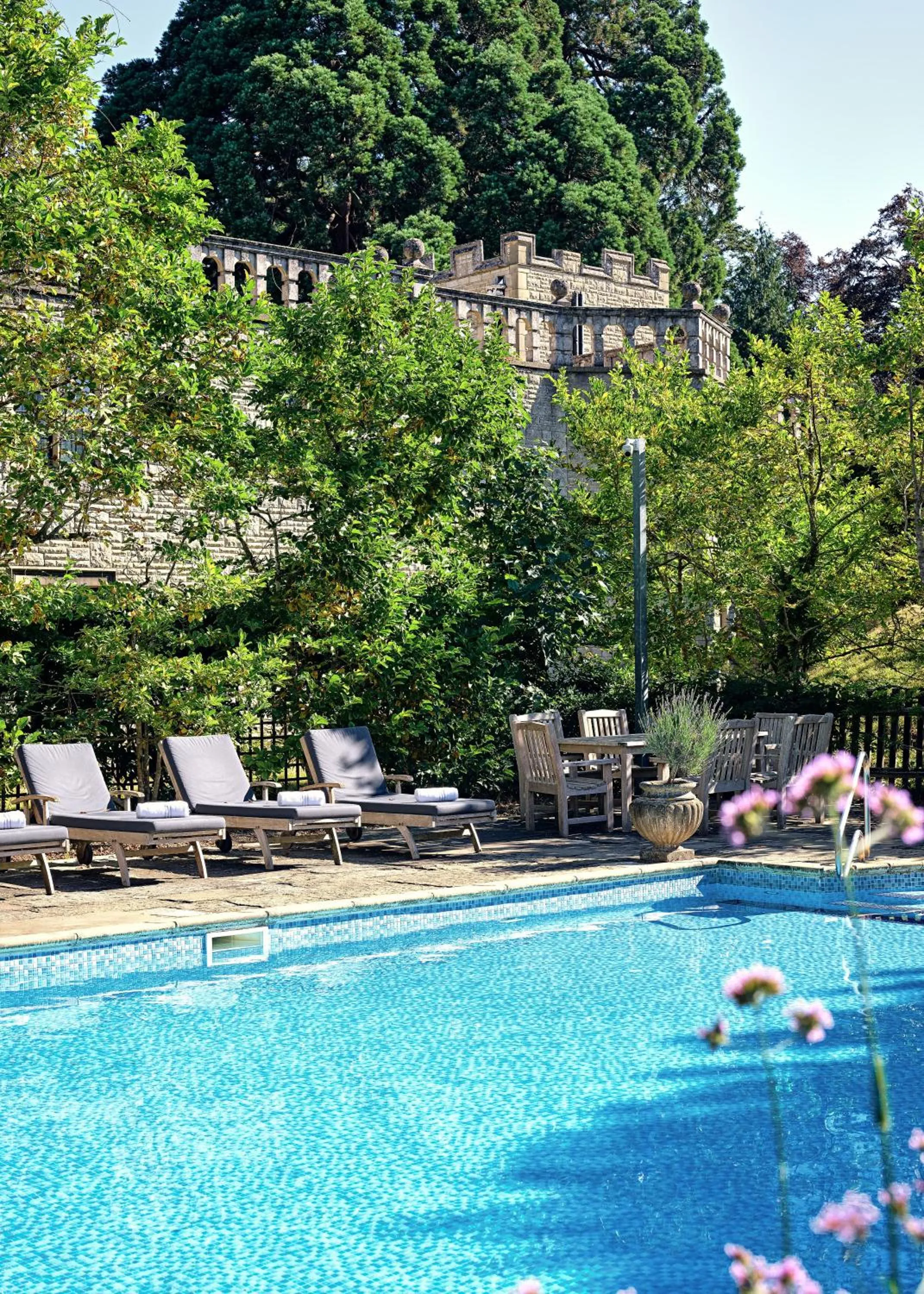 Swimming pool in Rhinefield House Hotel