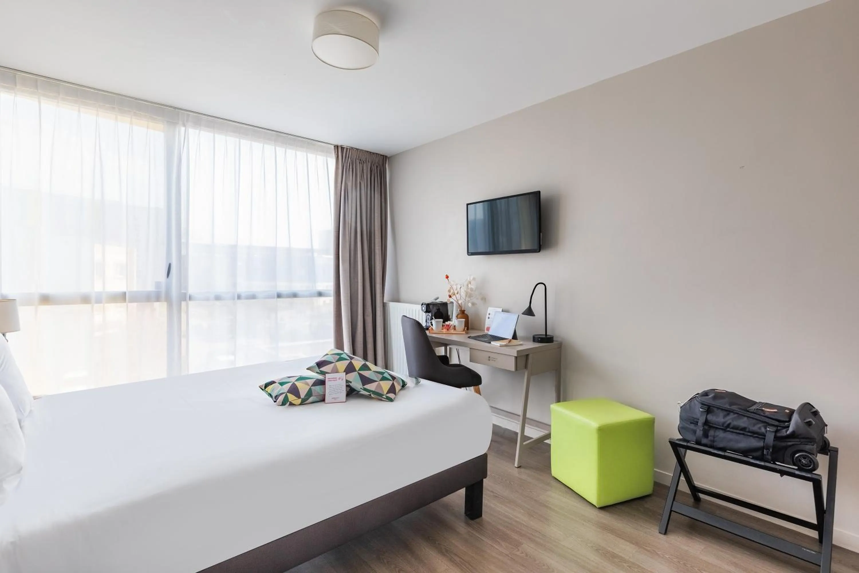 Bed in Appart’City Confort Rennes – Cesson Sévigné