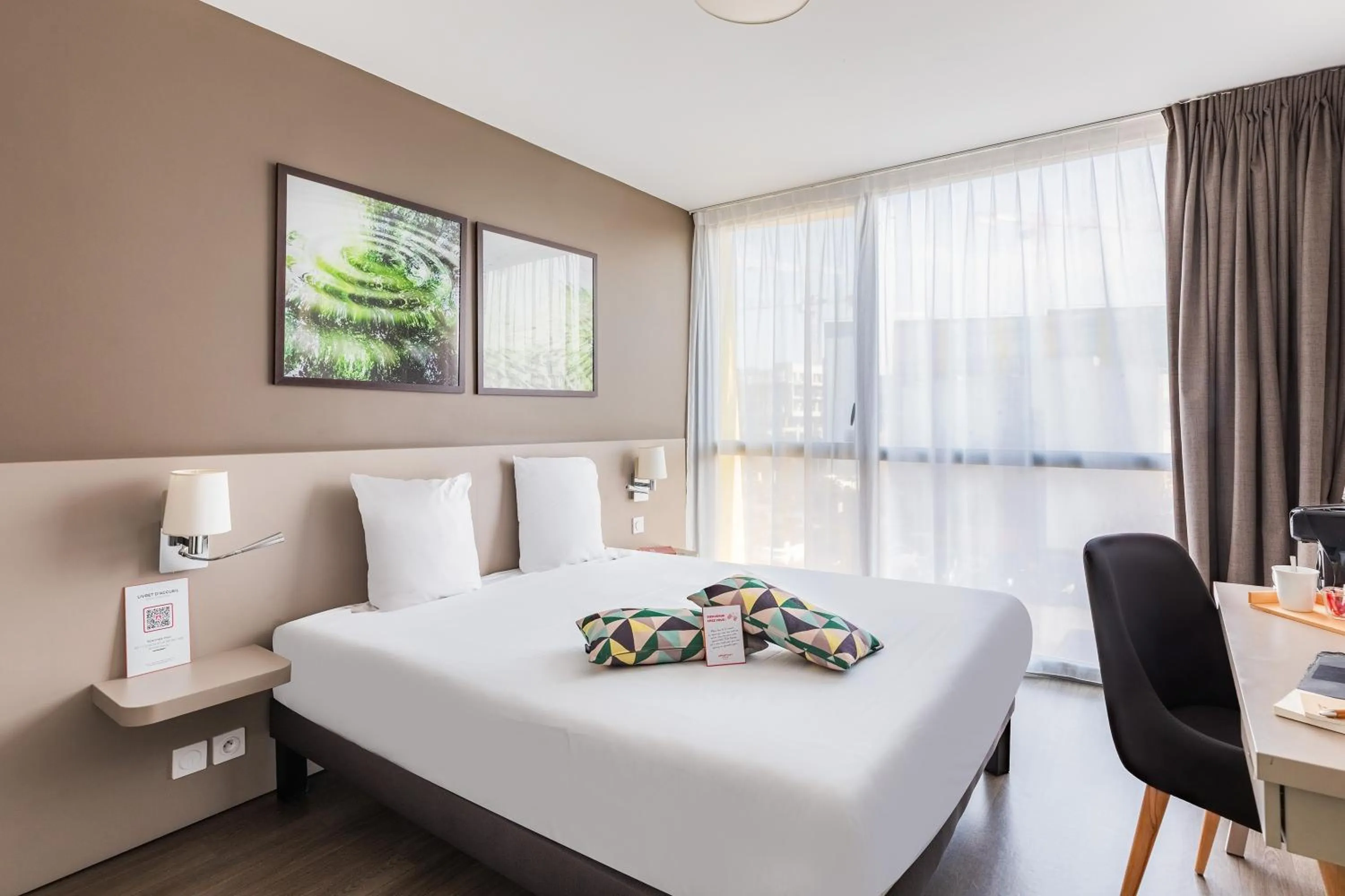 Bed in Appart’City Confort Rennes – Cesson Sévigné