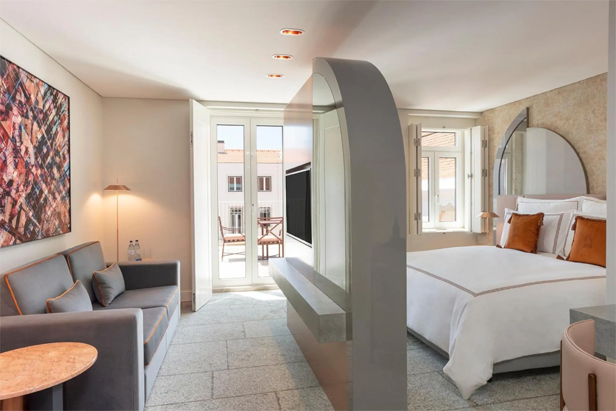 Photo of the whole room, Bed in Convent Square Lisbon, Vignette Collection by IHG