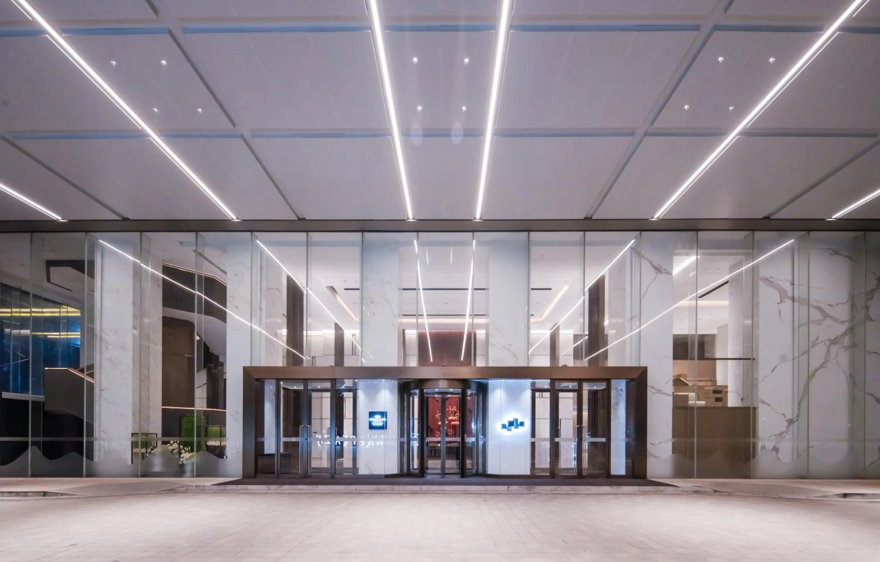 Facade/entrance in Crowne Plaza Hangzhou Linping by IHG