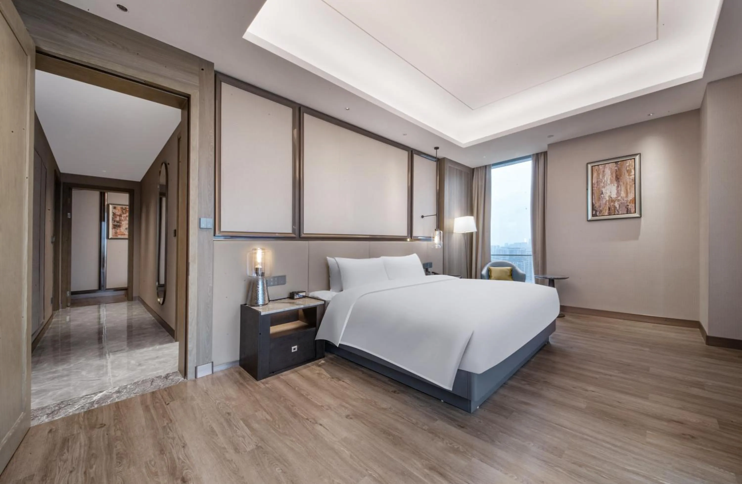 Bedroom, Bed in Crowne Plaza Hangzhou Linping by IHG