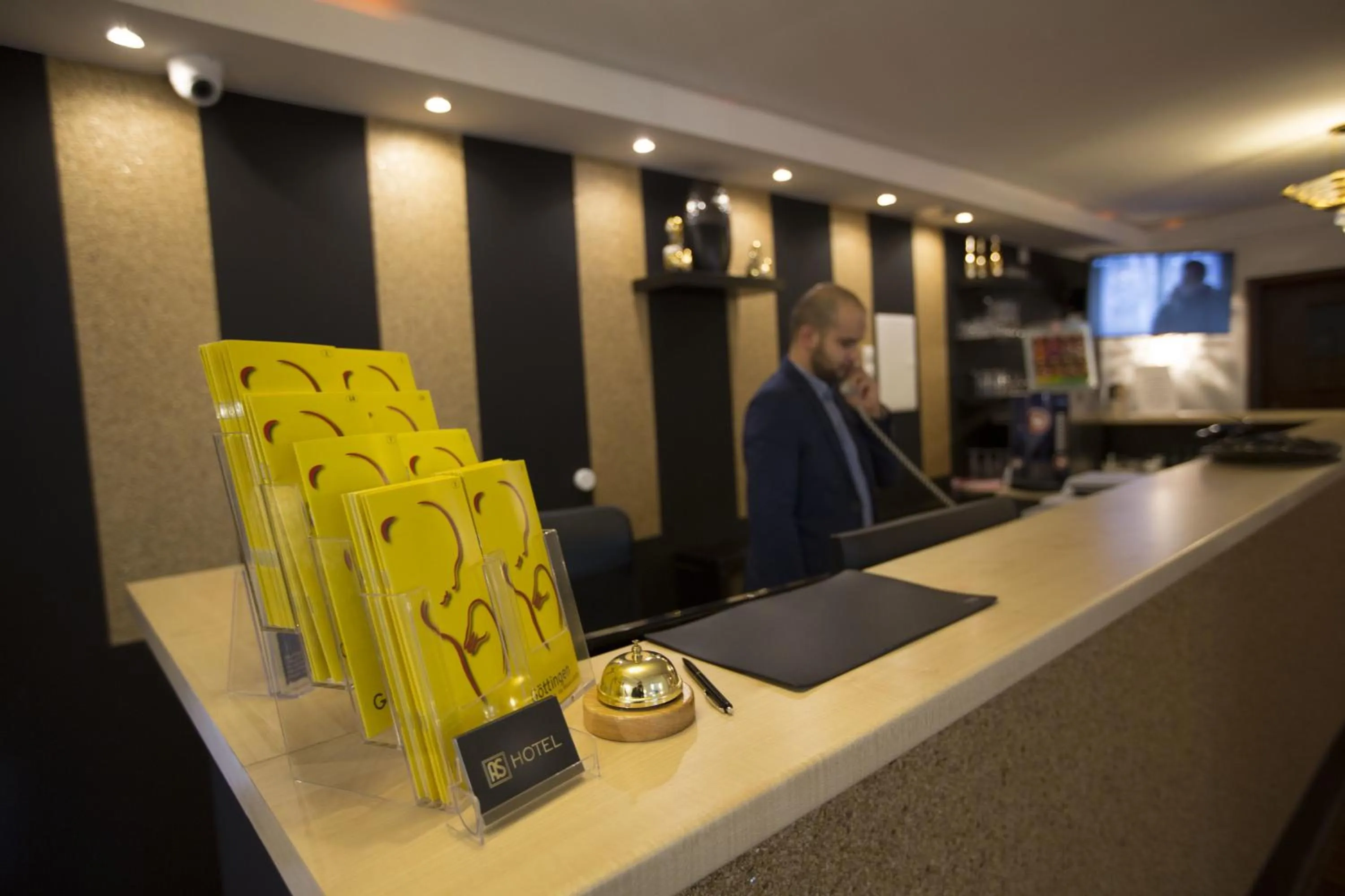 Lobby or reception in AS Hotel