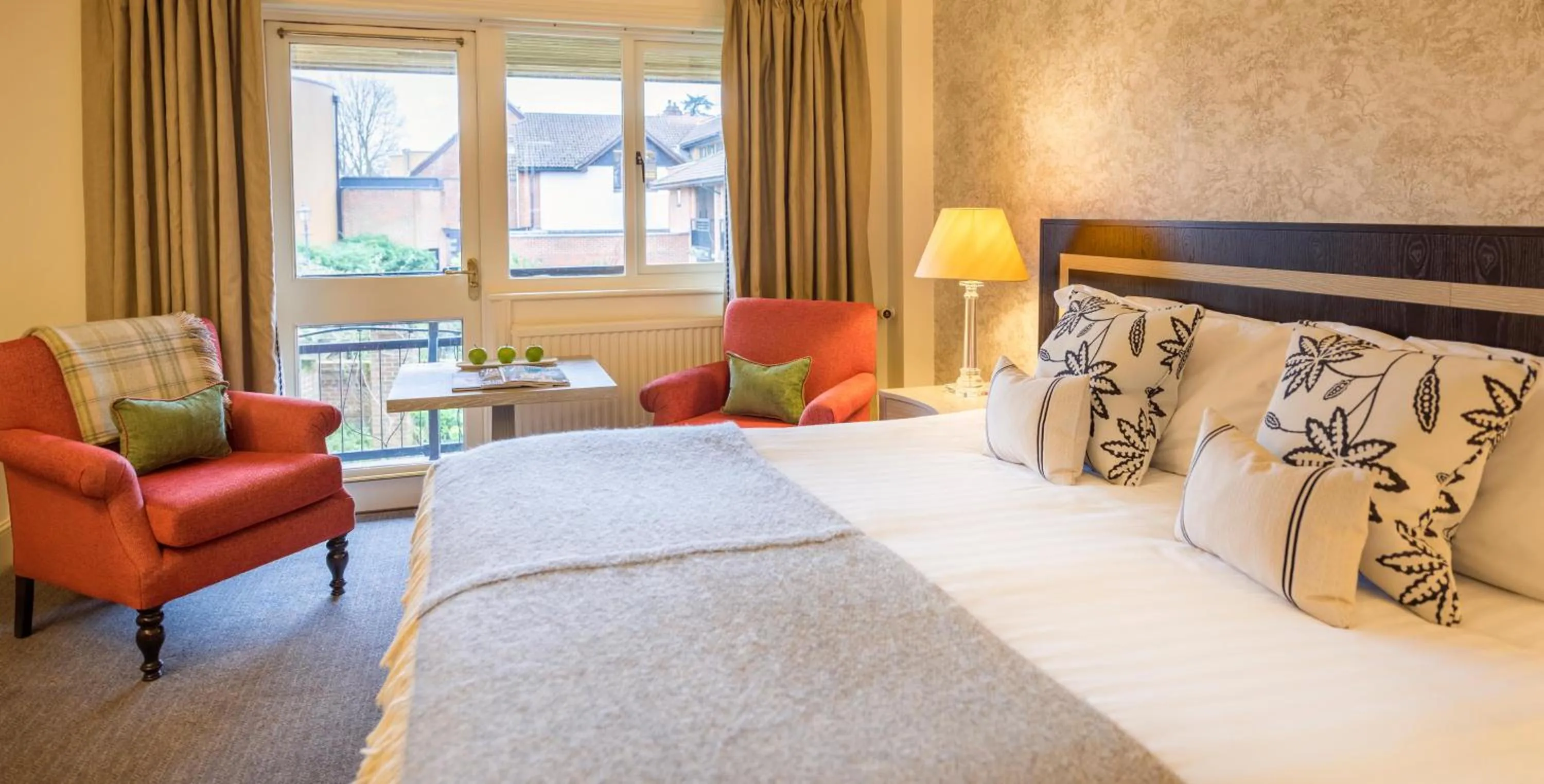 Bedroom, Bed in Careys Manor Hotel & SenSpa