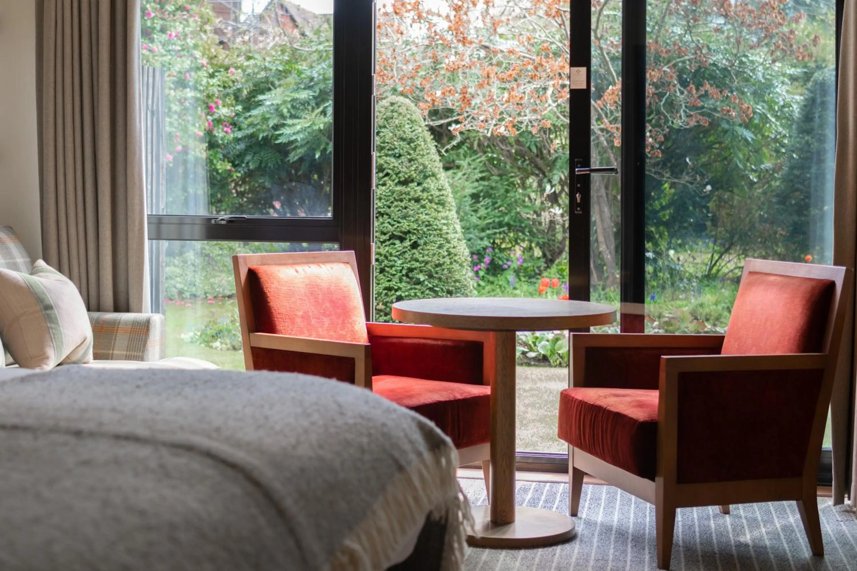 Garden view in Careys Manor Hotel & SenSpa