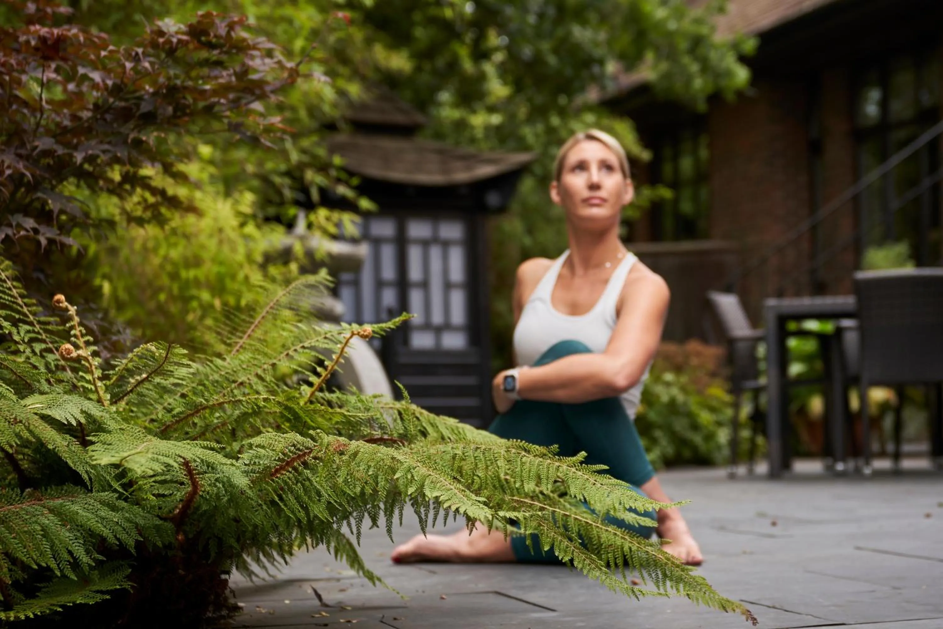 Garden in Careys Manor Hotel & SenSpa