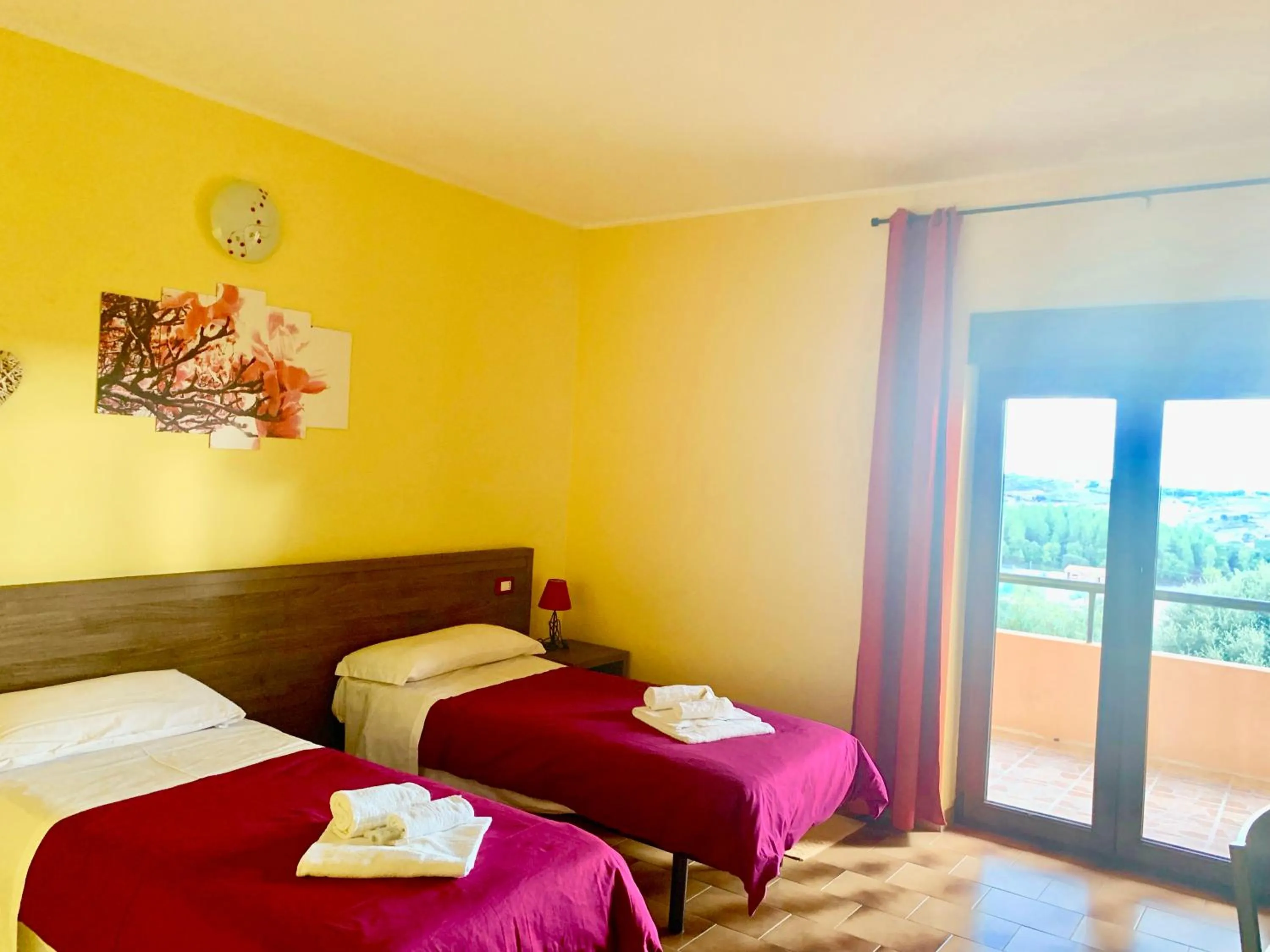 Bed in Hotel Miramonti Seulo Turismo Rurale