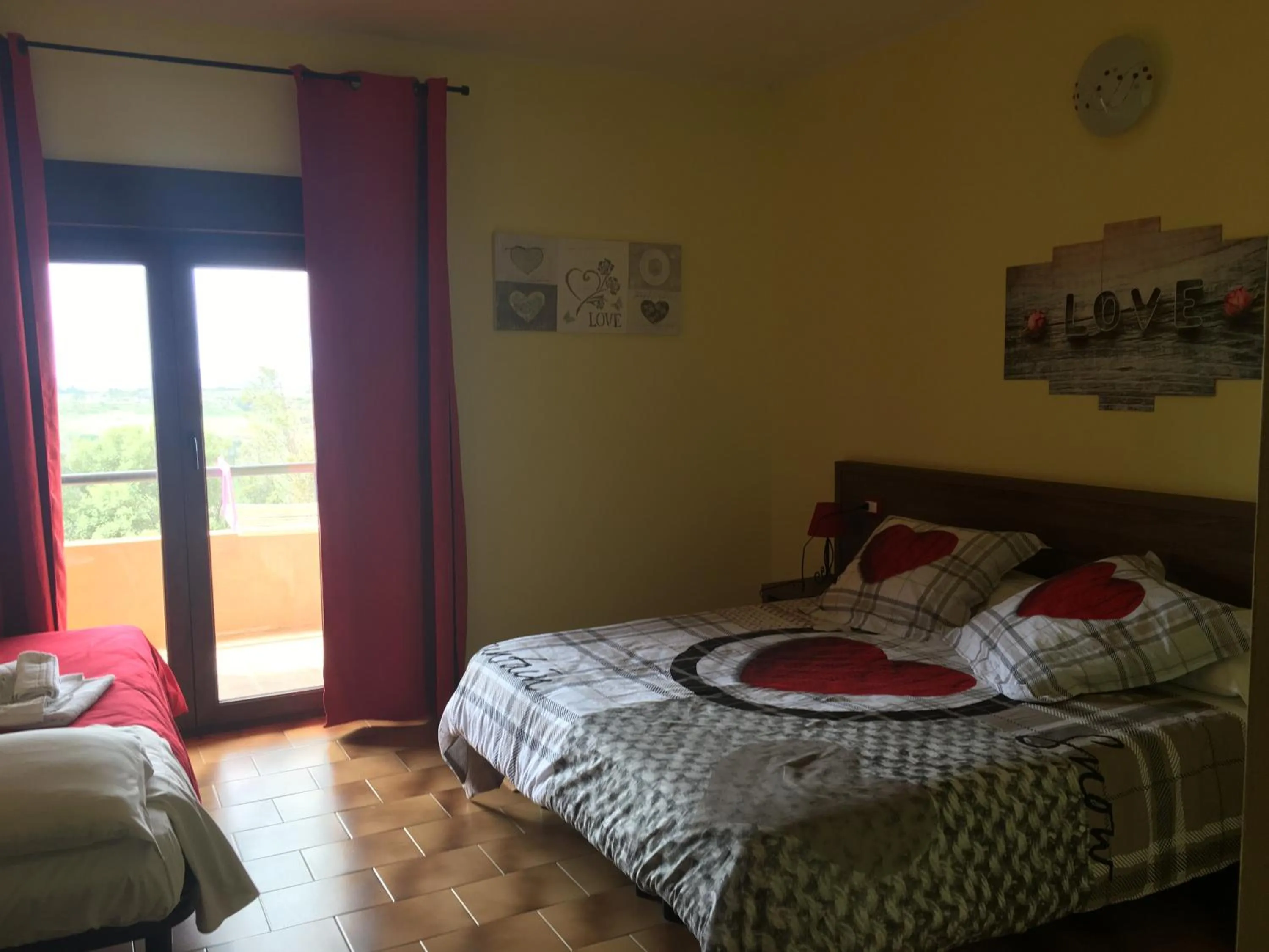 Photo of the whole room, Bed in Hotel Miramonti Seulo Turismo Rurale