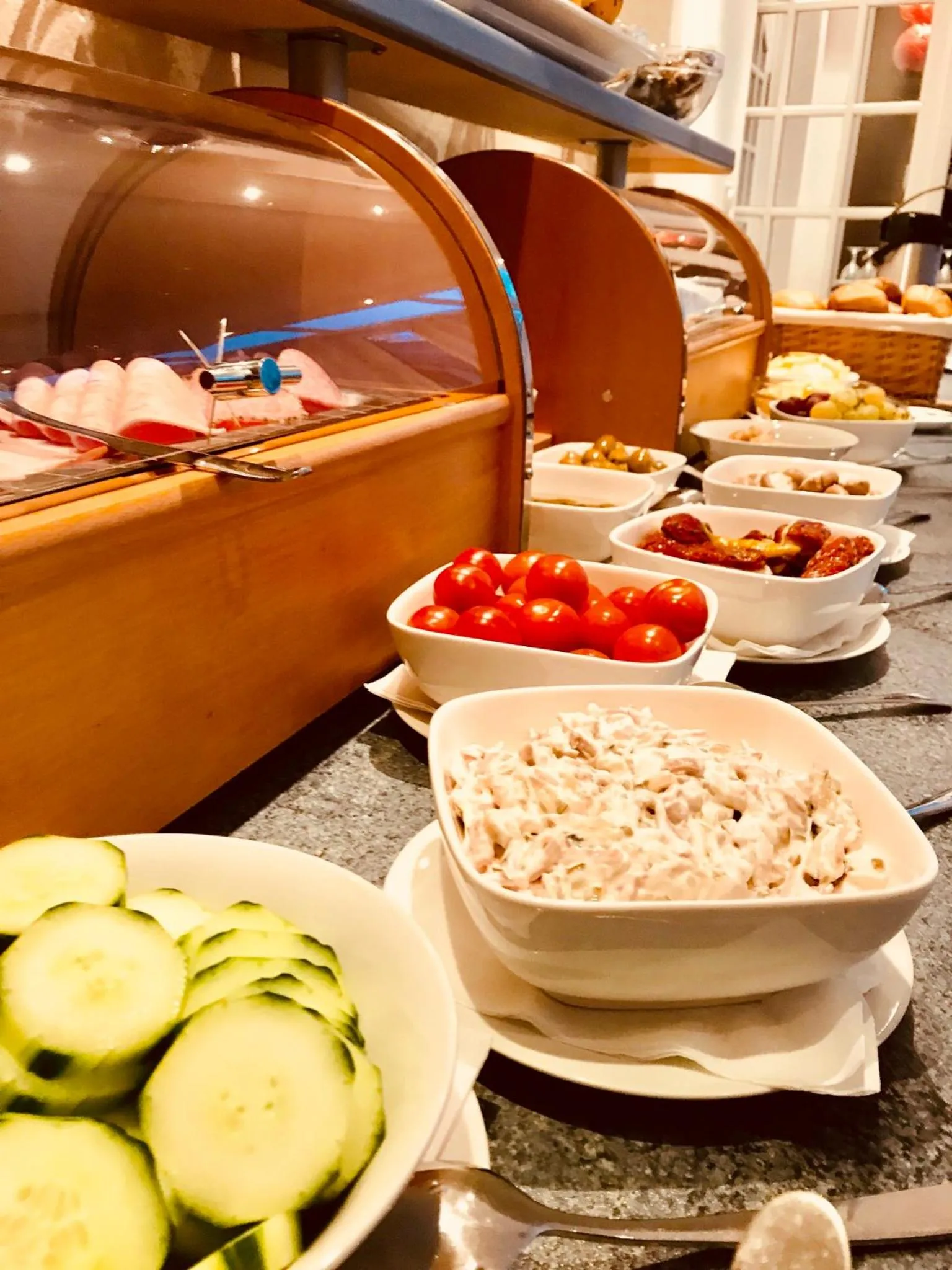 Buffet breakfast in Hotel Diele
