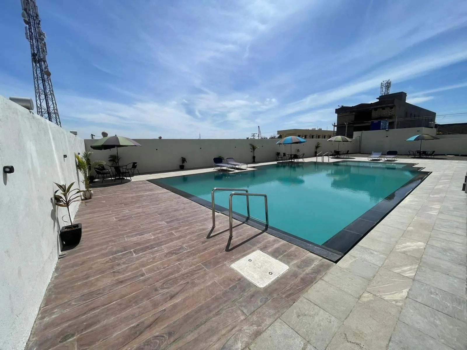 Swimming pool in VITS Jamnagar