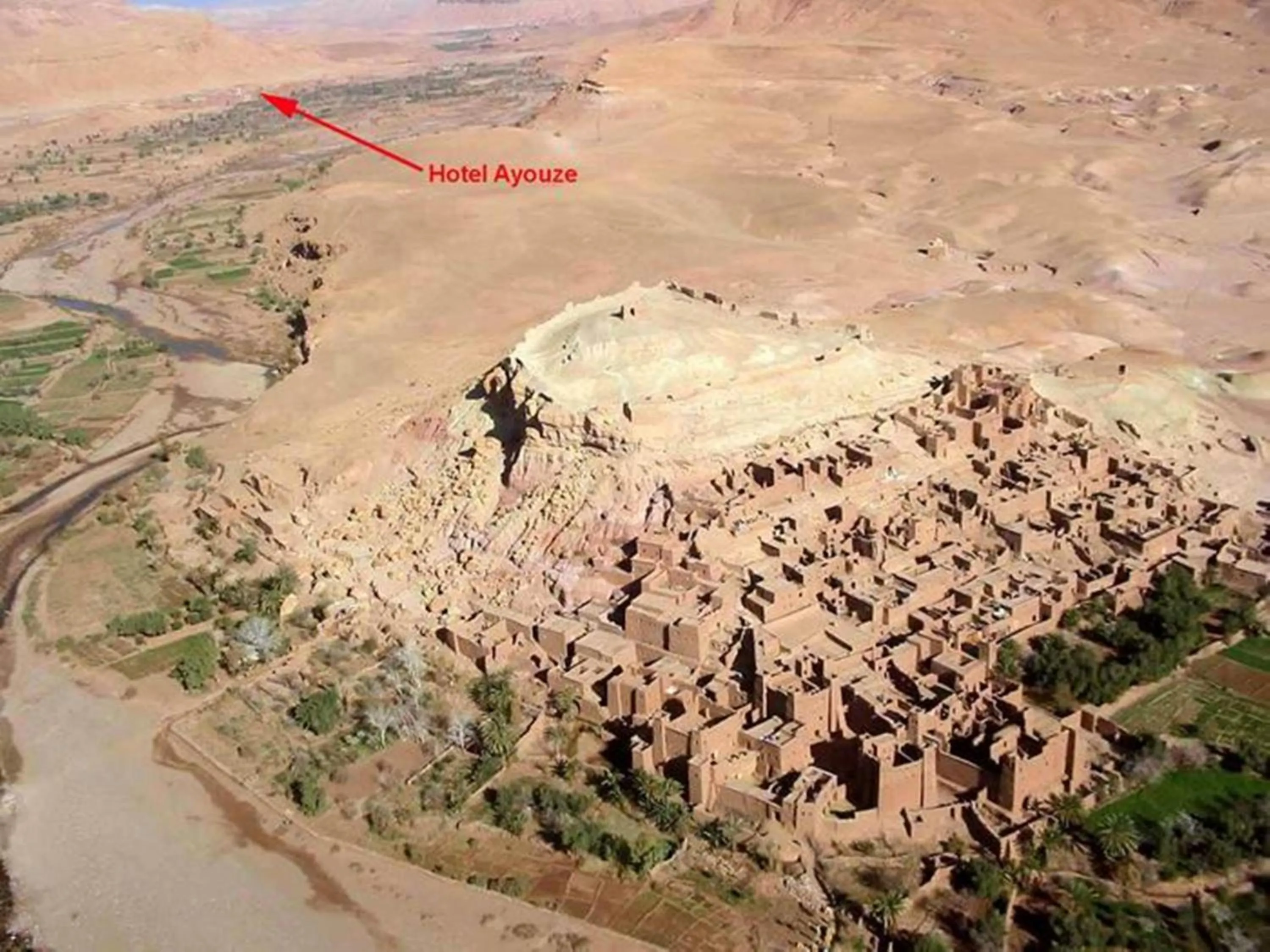 Bird's eye view in Auberge Ayouze