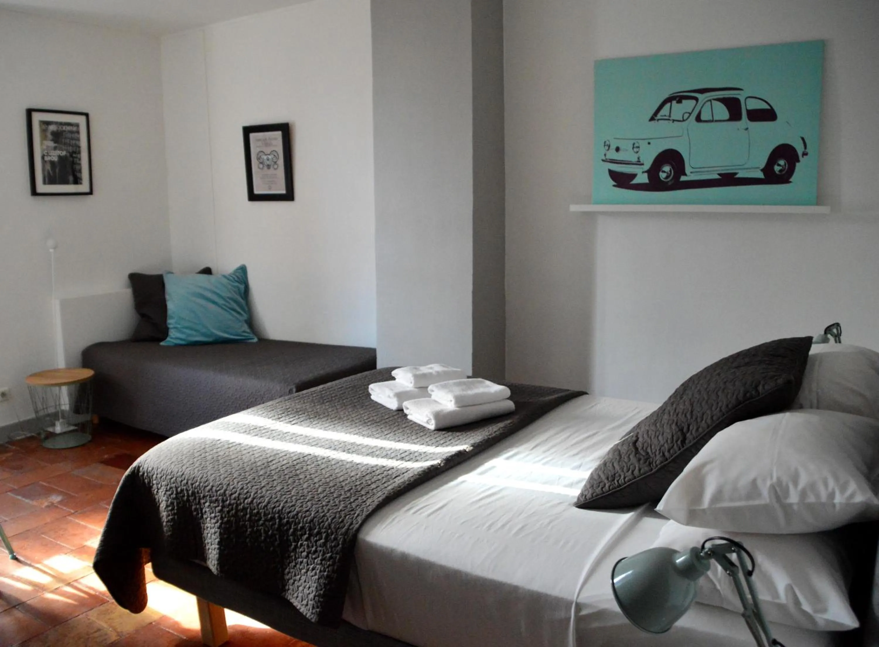 Bed in Le Voyageur - Chambres d'Hôtes