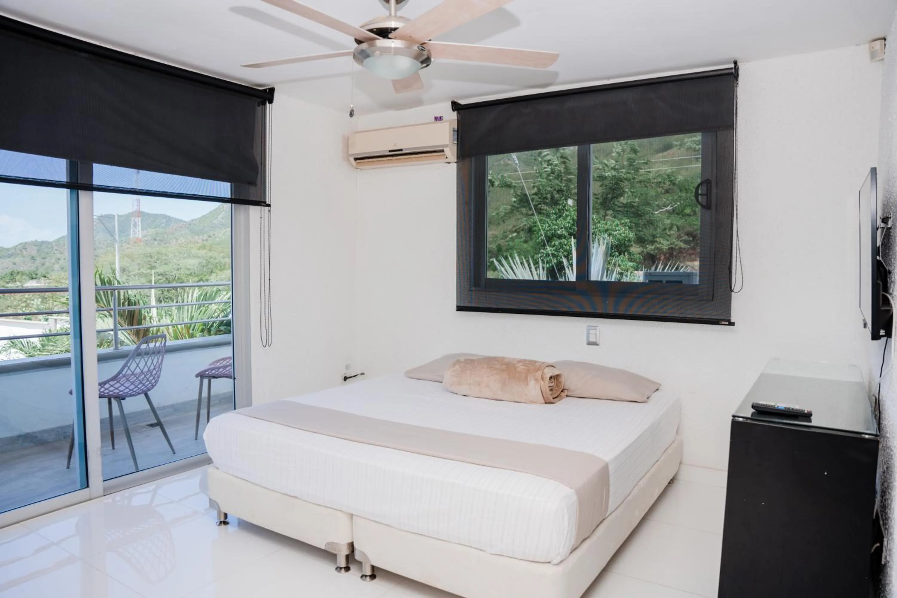 Garden view, Bed in Hotel Kaamú Taganga