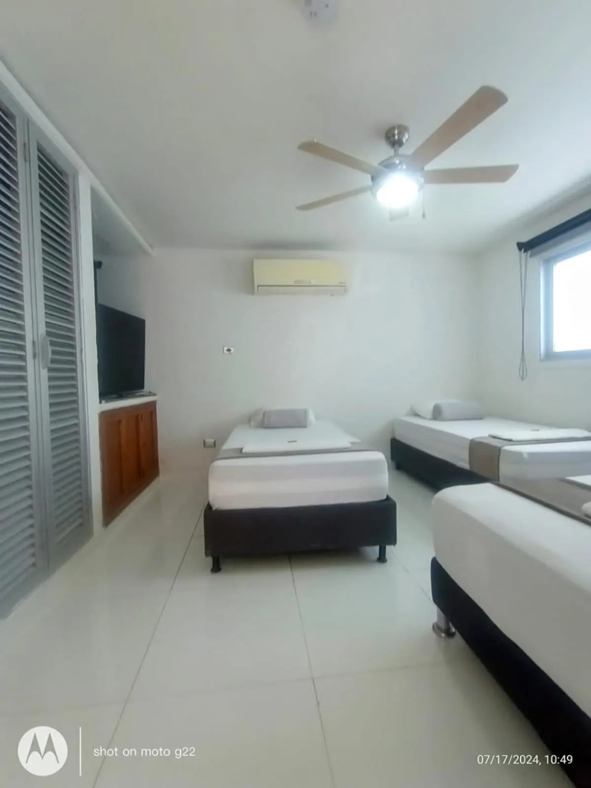 Bed in Hotel Kaamú Taganga