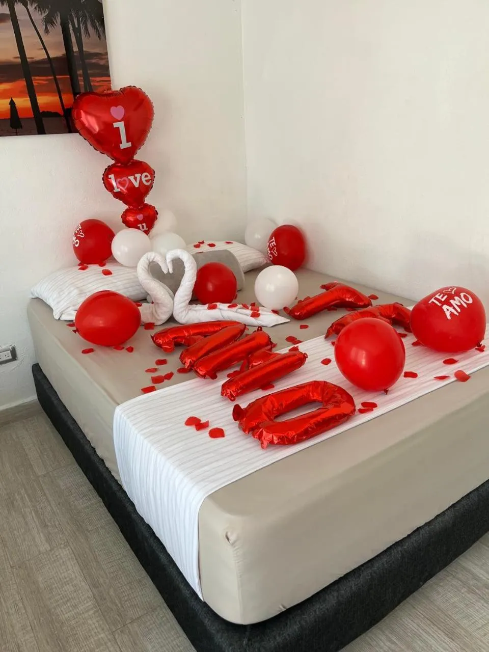 Bed in Hotel Kaamú Taganga