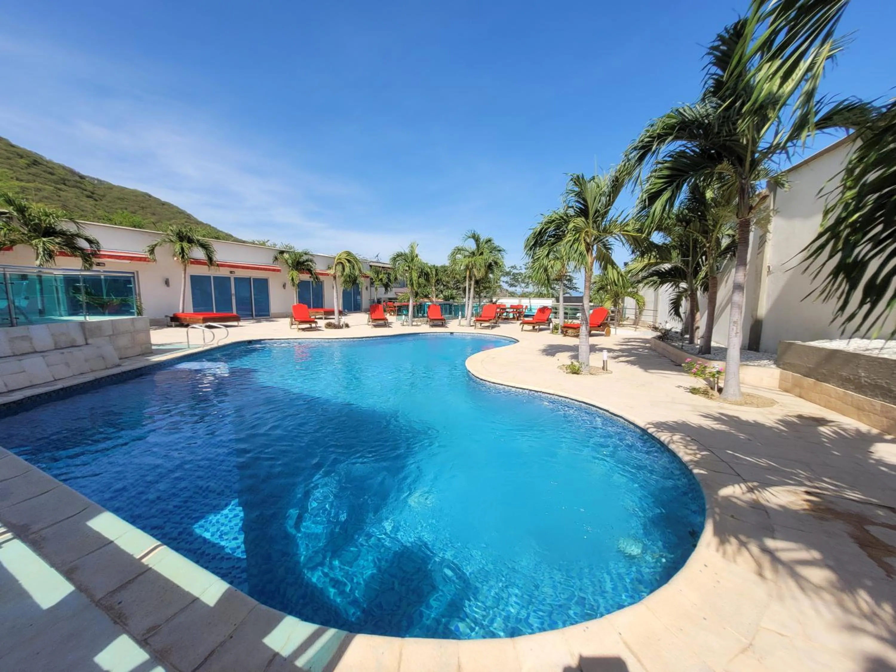 Mountain view in Hotel Kaamú Taganga